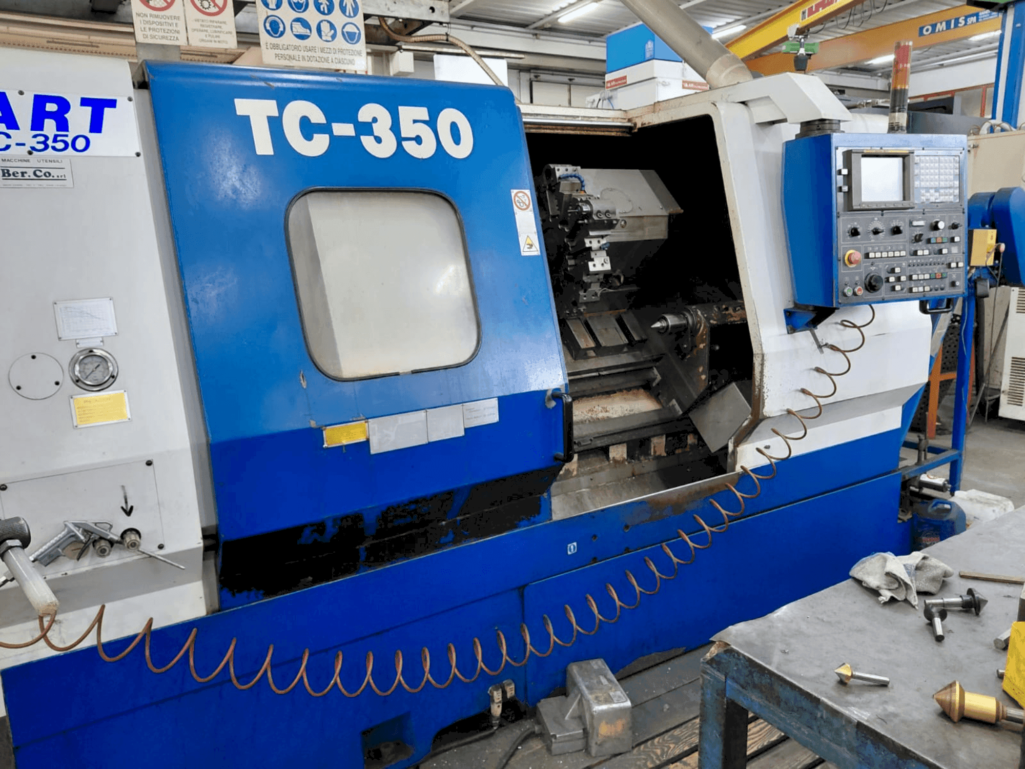 Vista Frontal da DART TC350 máquina