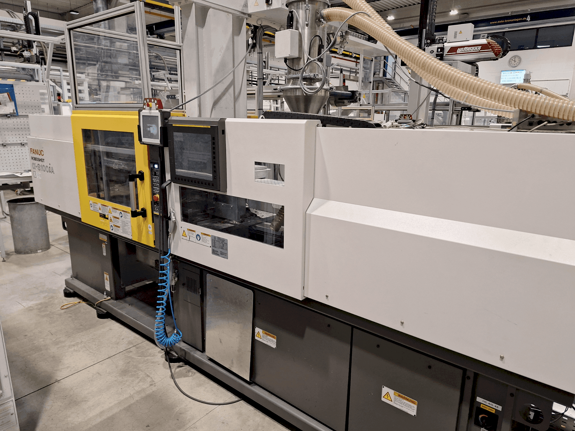 Vista Frontal da FANUC ROBOSHOT S 100 iA máquina