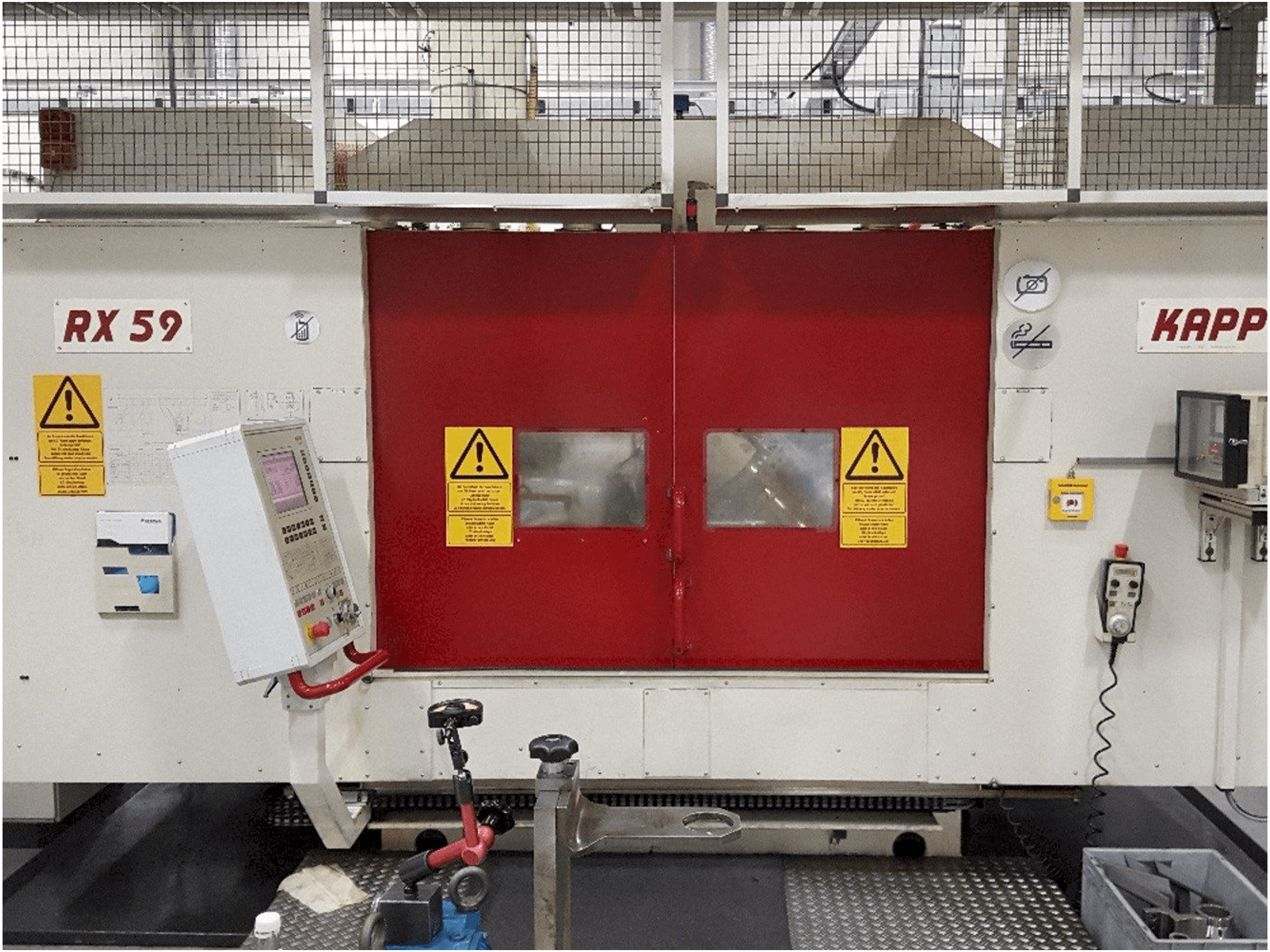 Vista Frontal da Kapp RX59 máquina