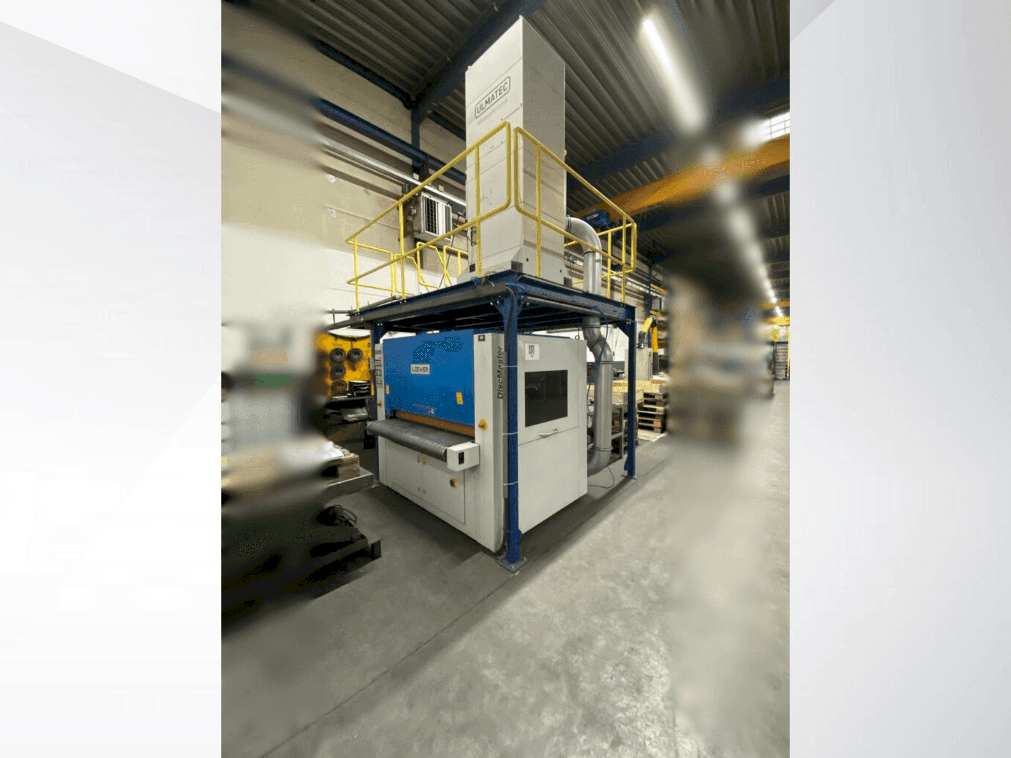 Vista Frontal da LOEWER DiscMaster 6TD-1500 máquina