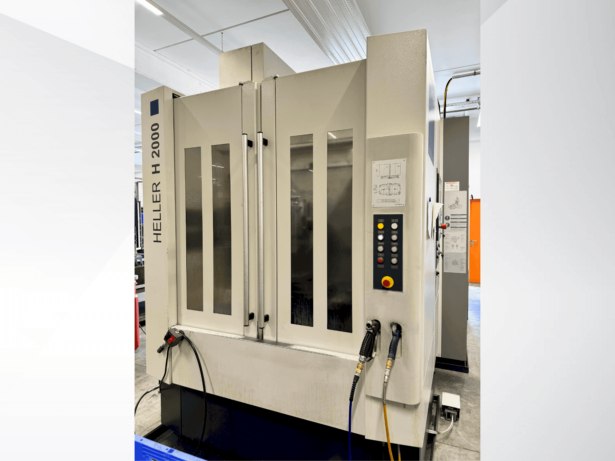 Vista Frontal da HELLER H2000 máquina