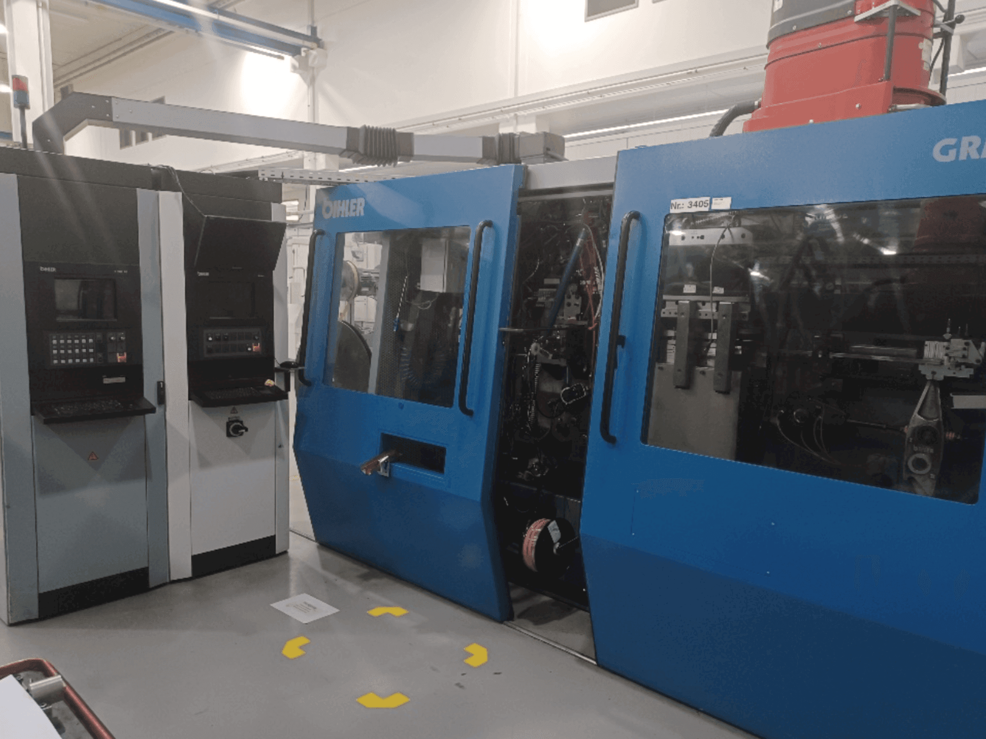 Vista Frontal da Bihler GRM 80E máquina