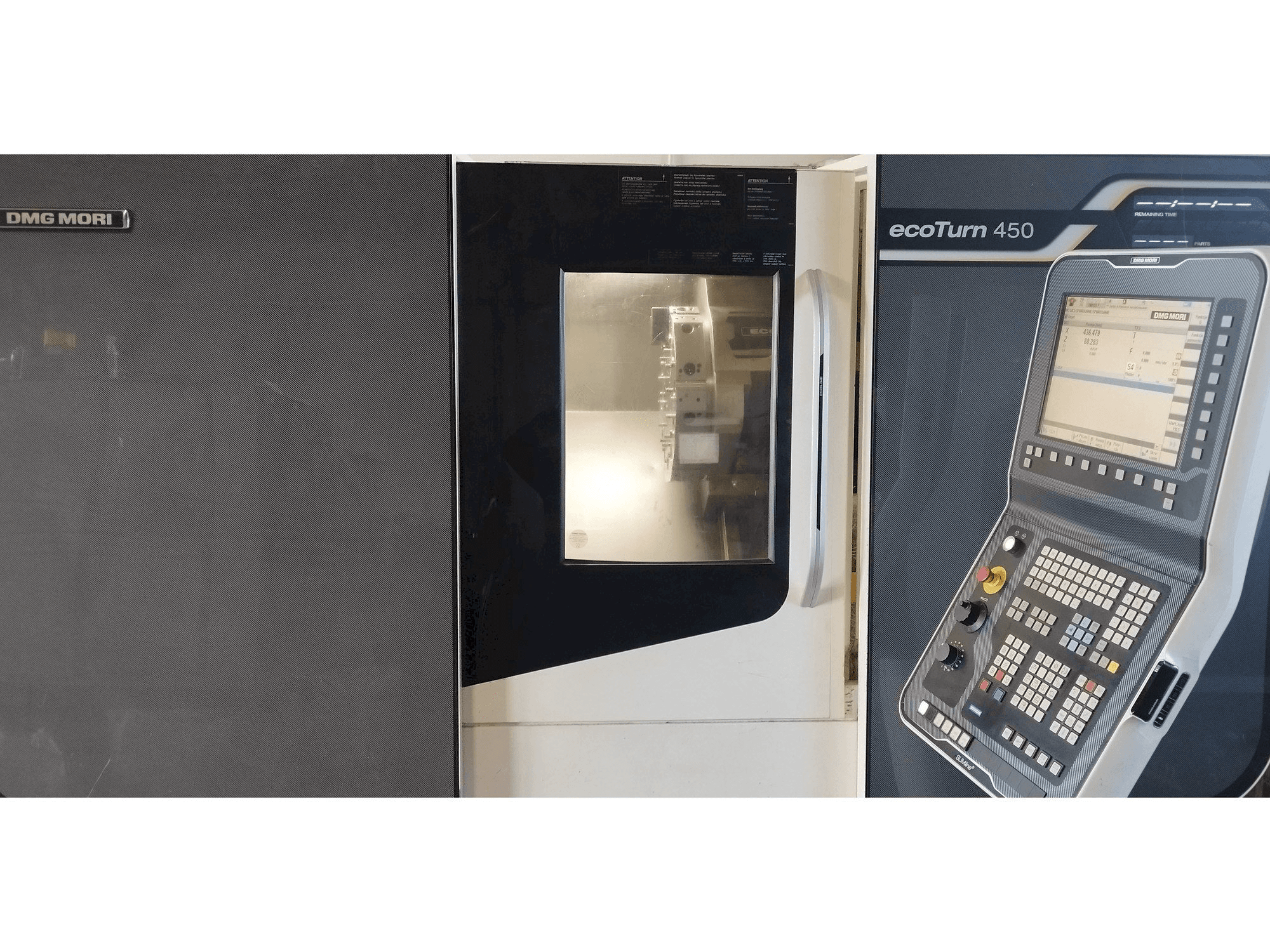 Vista Frontal da DMG MORI EcoTurn 450 máquina