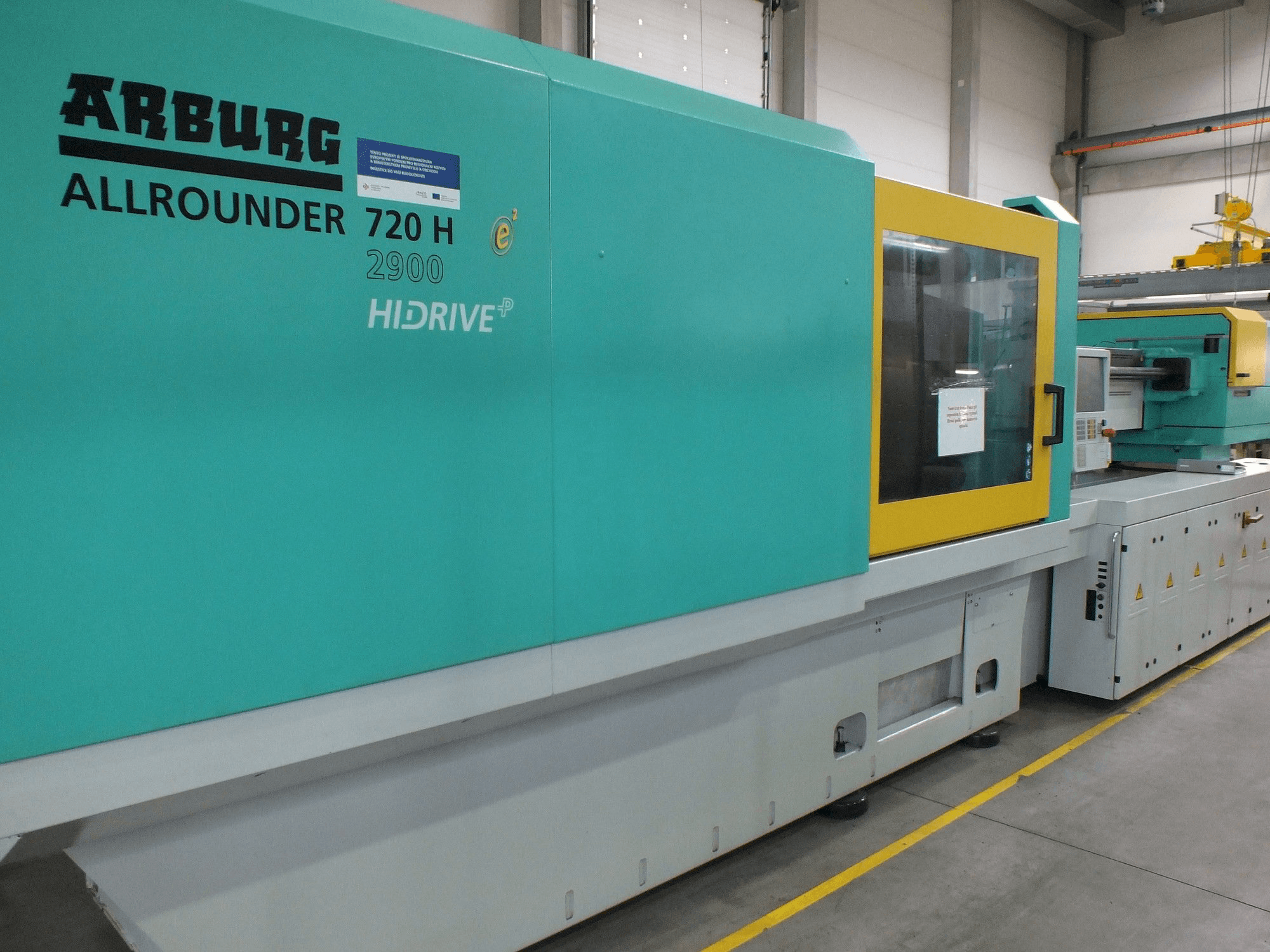 Vista Frontal da Arburg Allrounder H 2900-3200 Packaging máquina