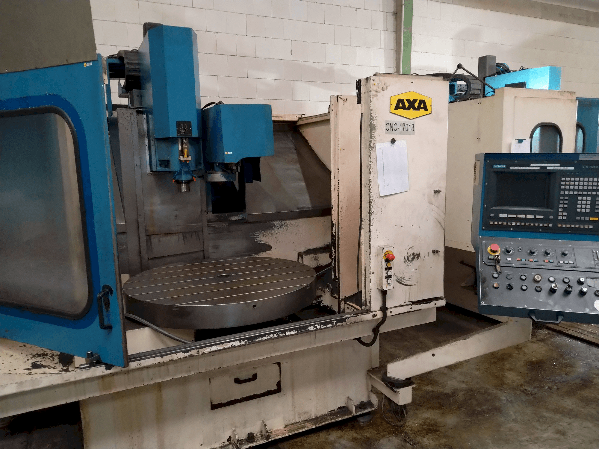 Vista Frontal da AXA VSC2 MS/80 máquina