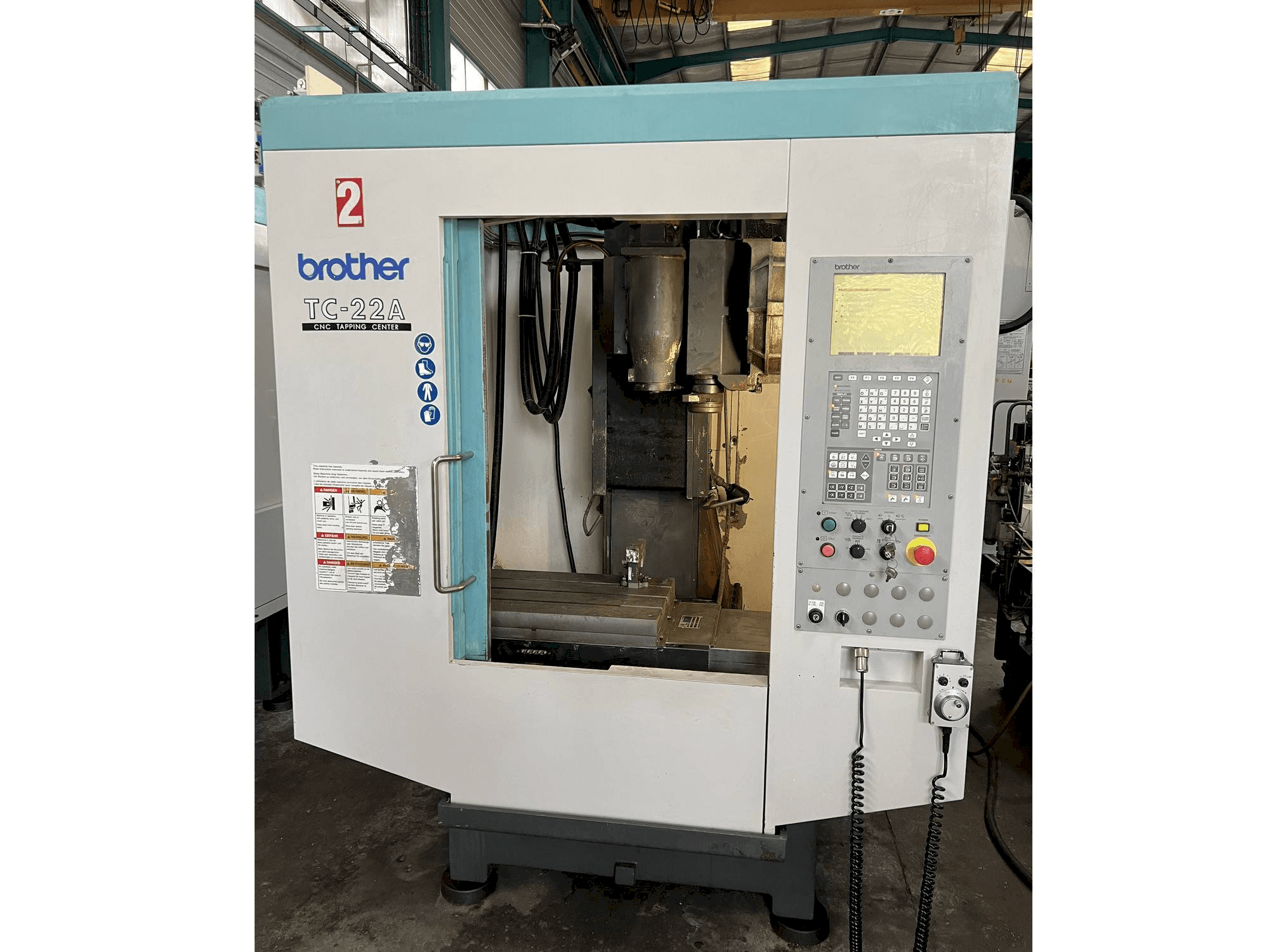 Vista Frontal da Brother TC-22A máquina