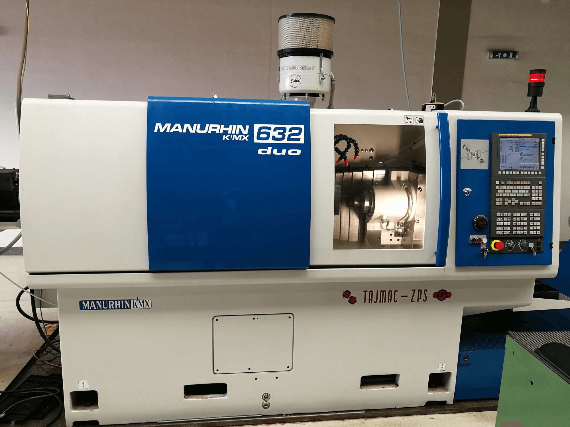 Vista Frontal da TAJMAC-ZPS MANURHIN K'MX 632 DUO máquina