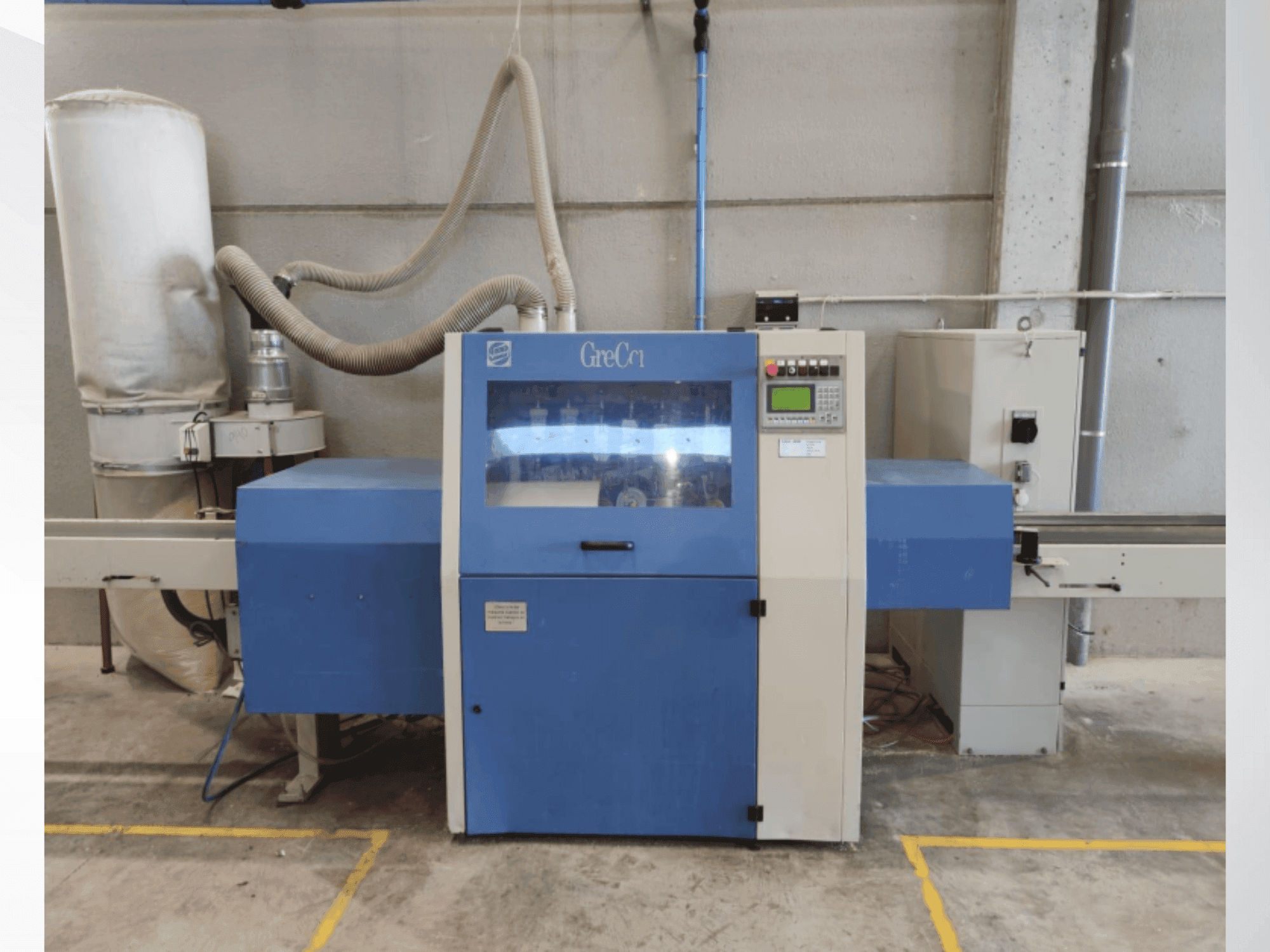 Vista Frontal da Grecon Dimter OptiCut 204 R máquina