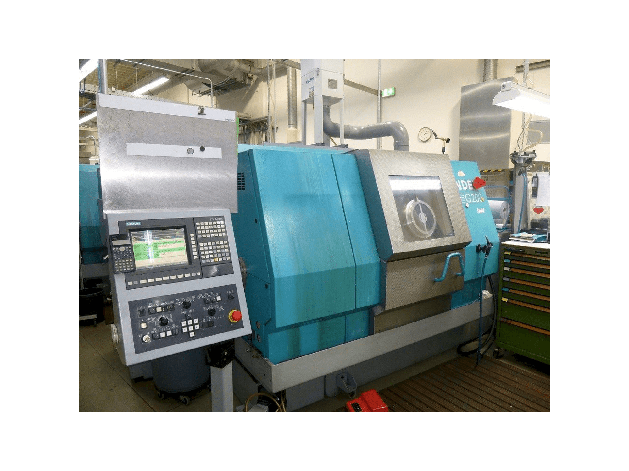 Vista Frontal da Index G200 máquina