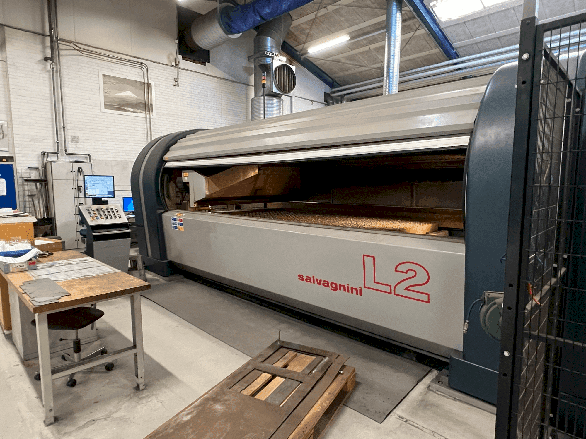 Vista Frontal da Salvagnini L2 Lightning máquina