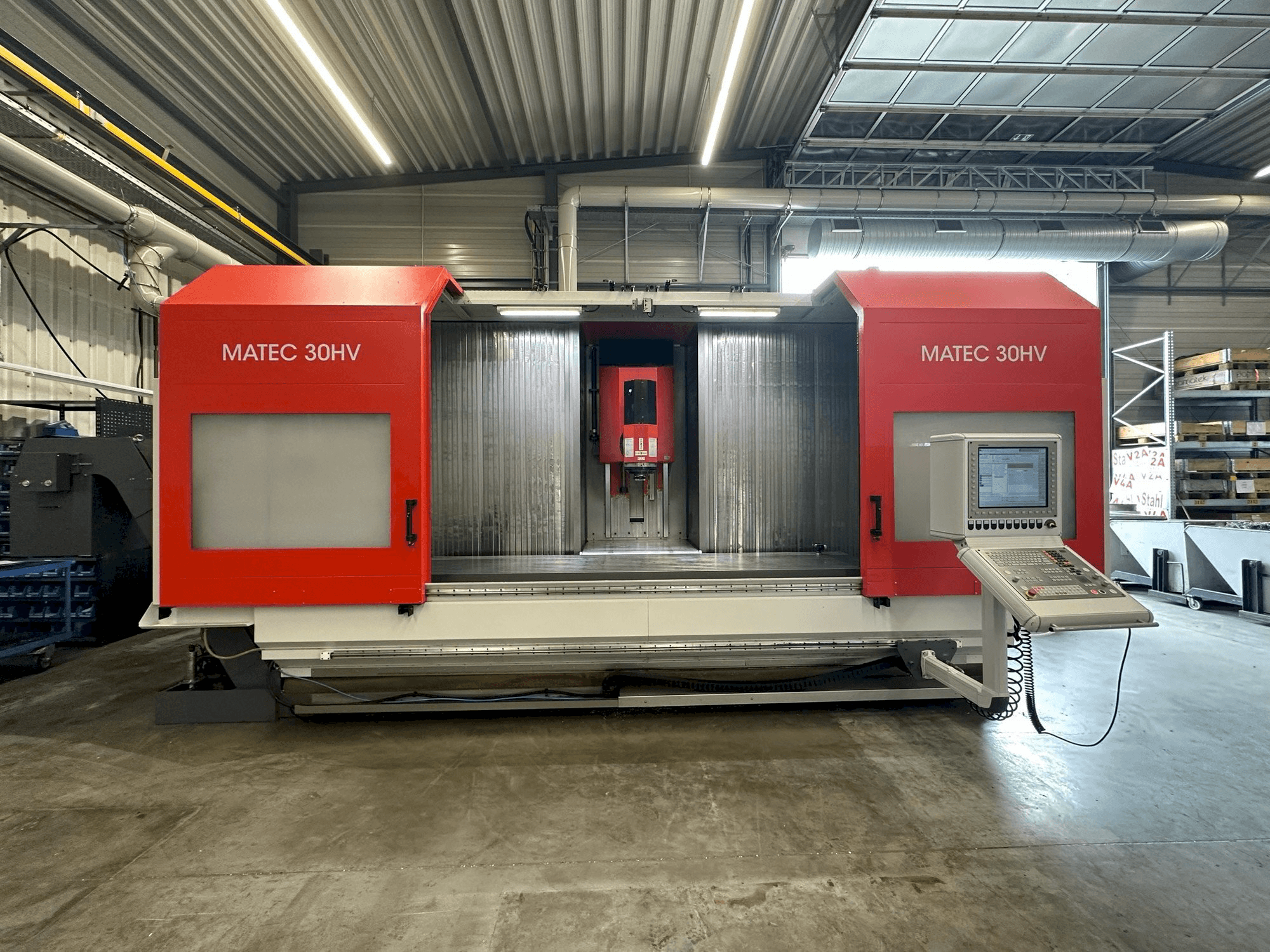 Vista Frontal da Matec 30HV máquina