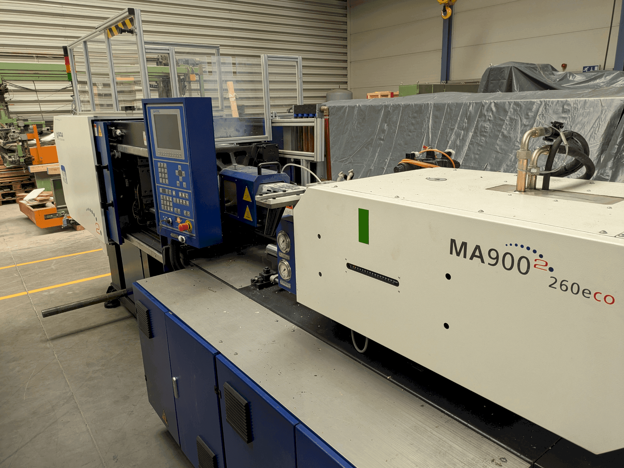 Vista Frontal da HAITIAN MA900 II eco máquina