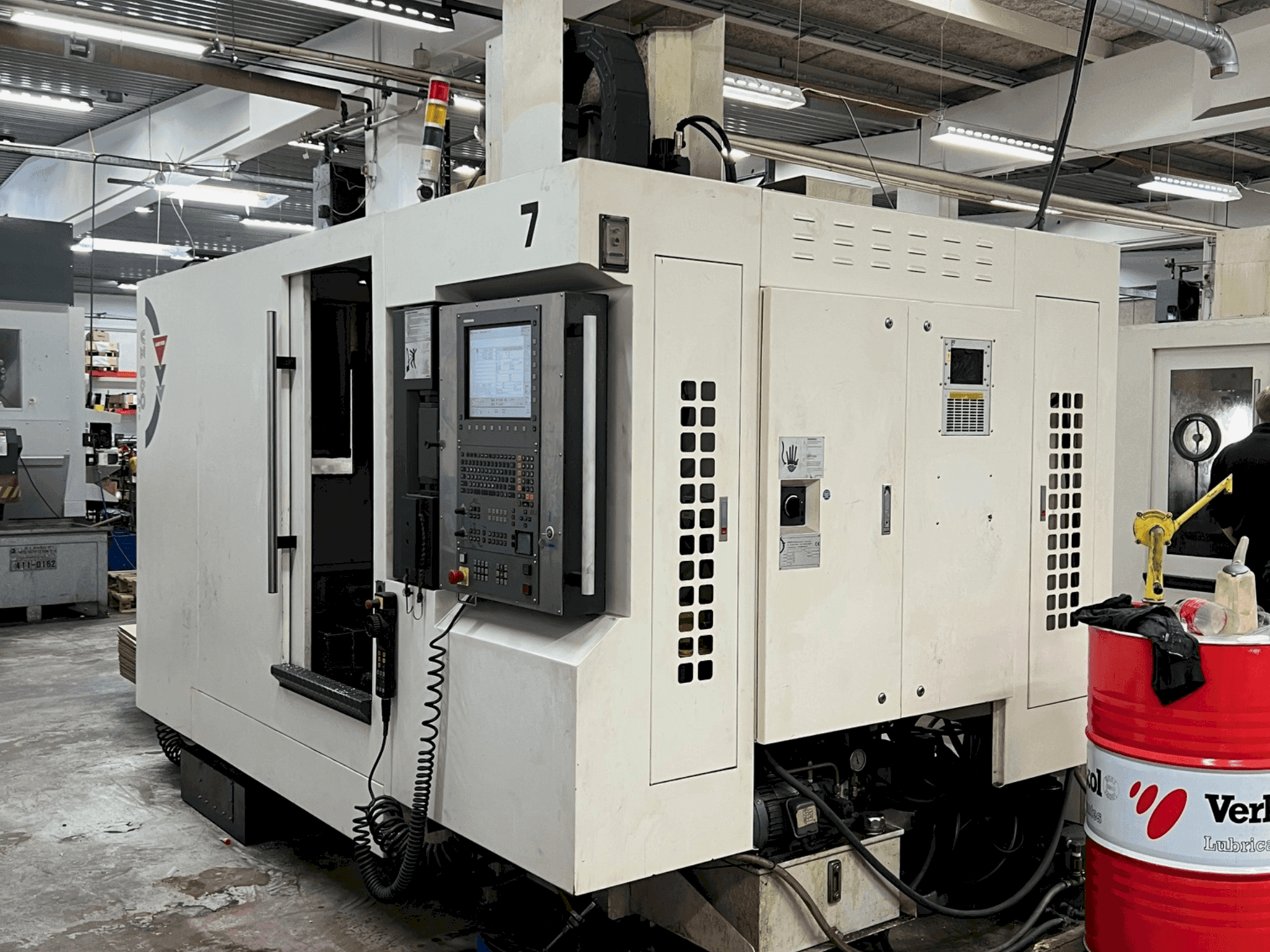 Vista Frontal da WEMAS VZ 860 APC máquina