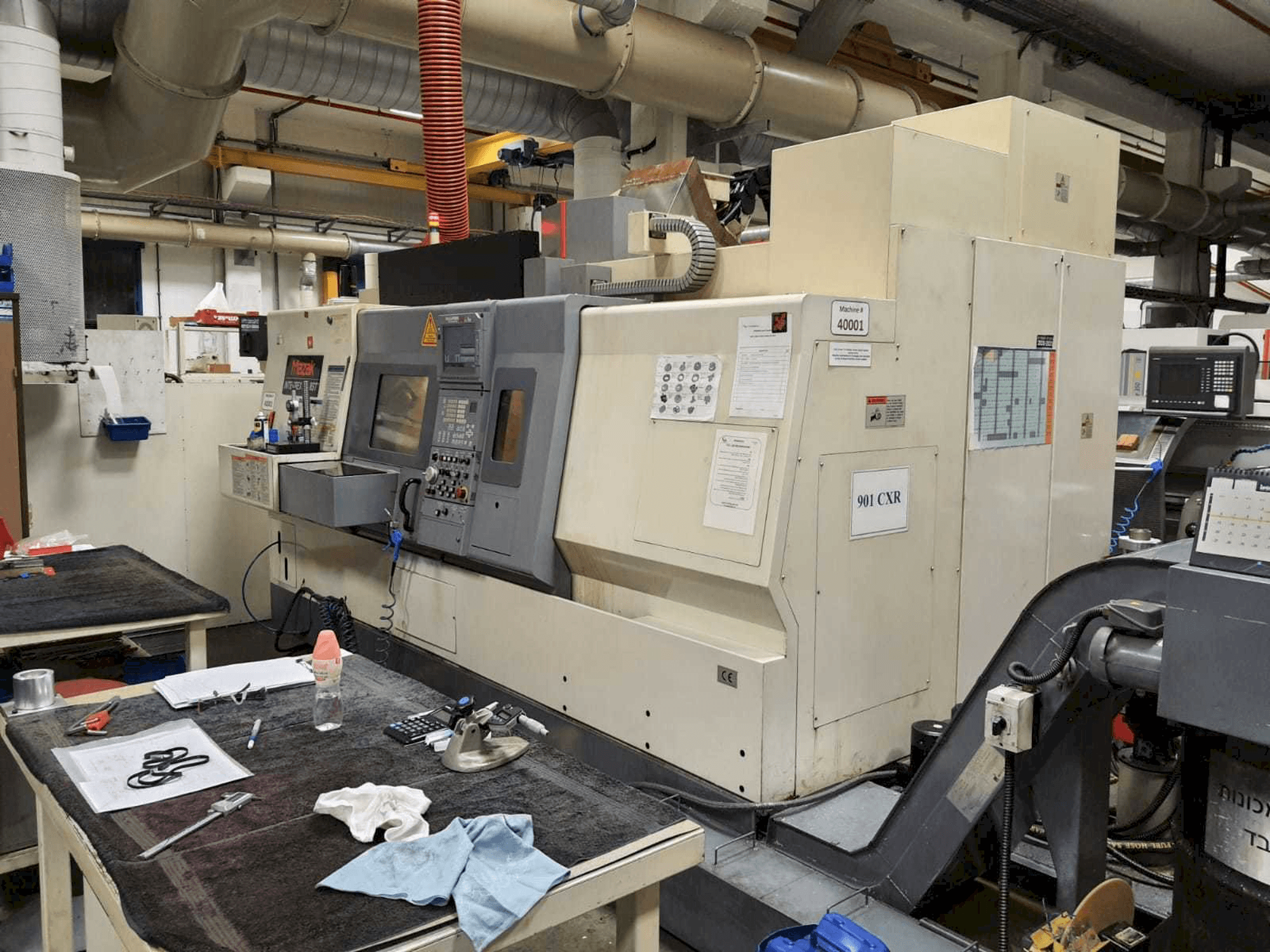 Vista Frontal da Mazak Integrex 200-3ST máquina