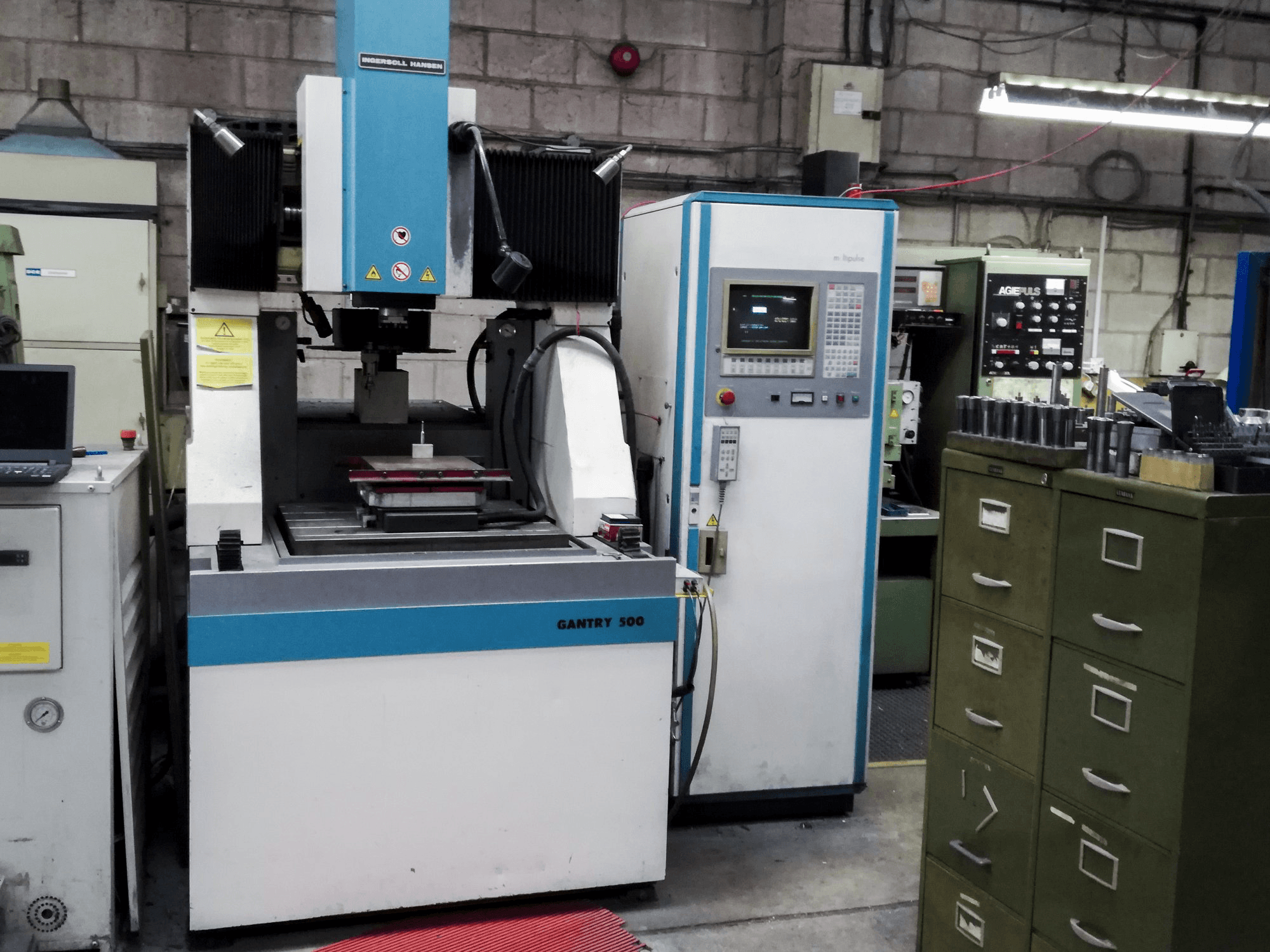 Vista Frontal da INGERSOLL HANSEN Gantry 500 máquina