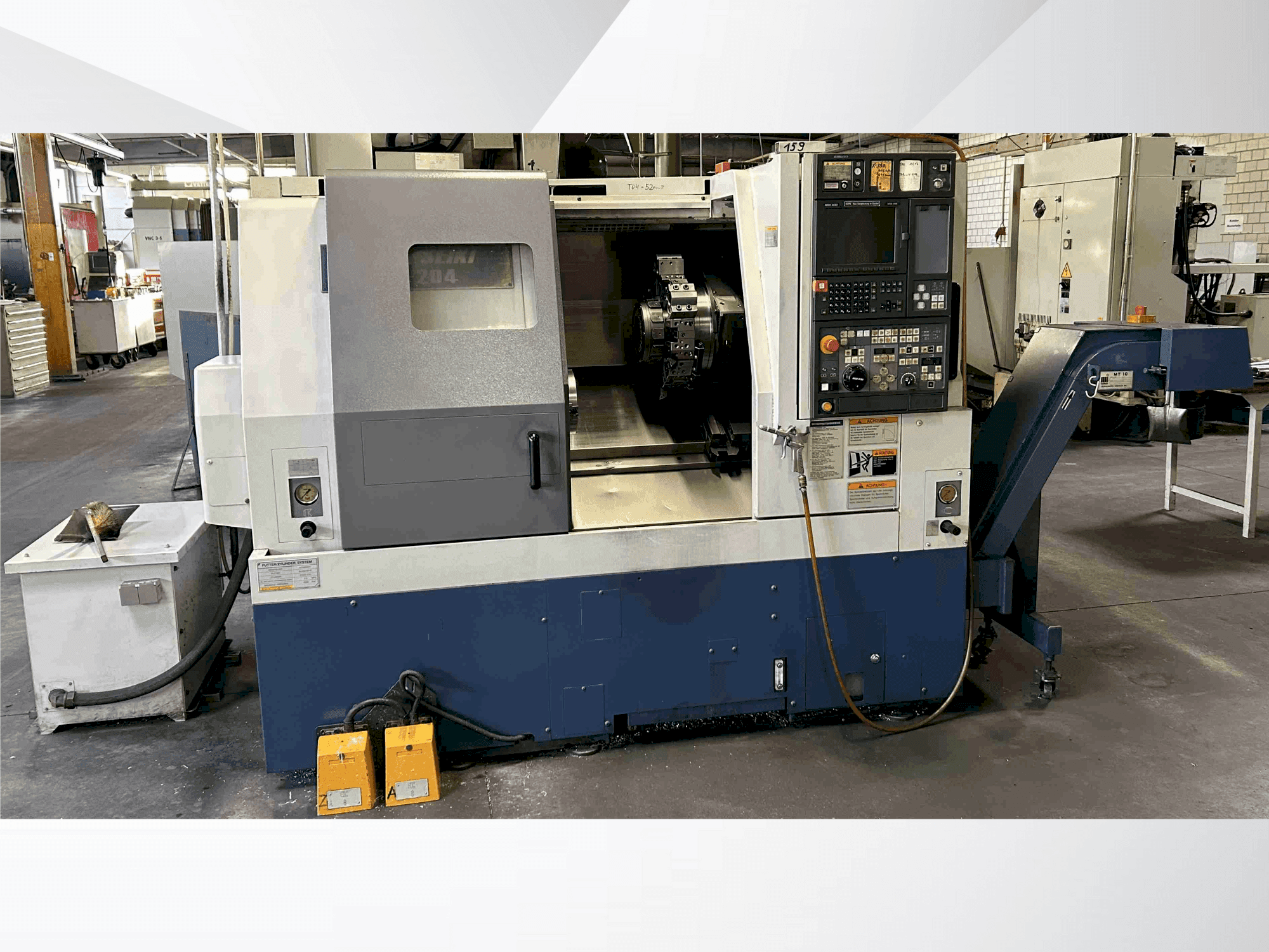 Vista Frontal da MORI SEIKI SL-204 MC máquina