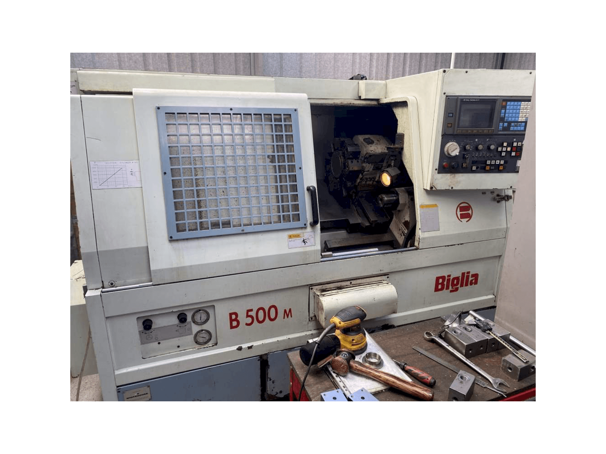 Vista Frontal da Biglia B 500 M máquina