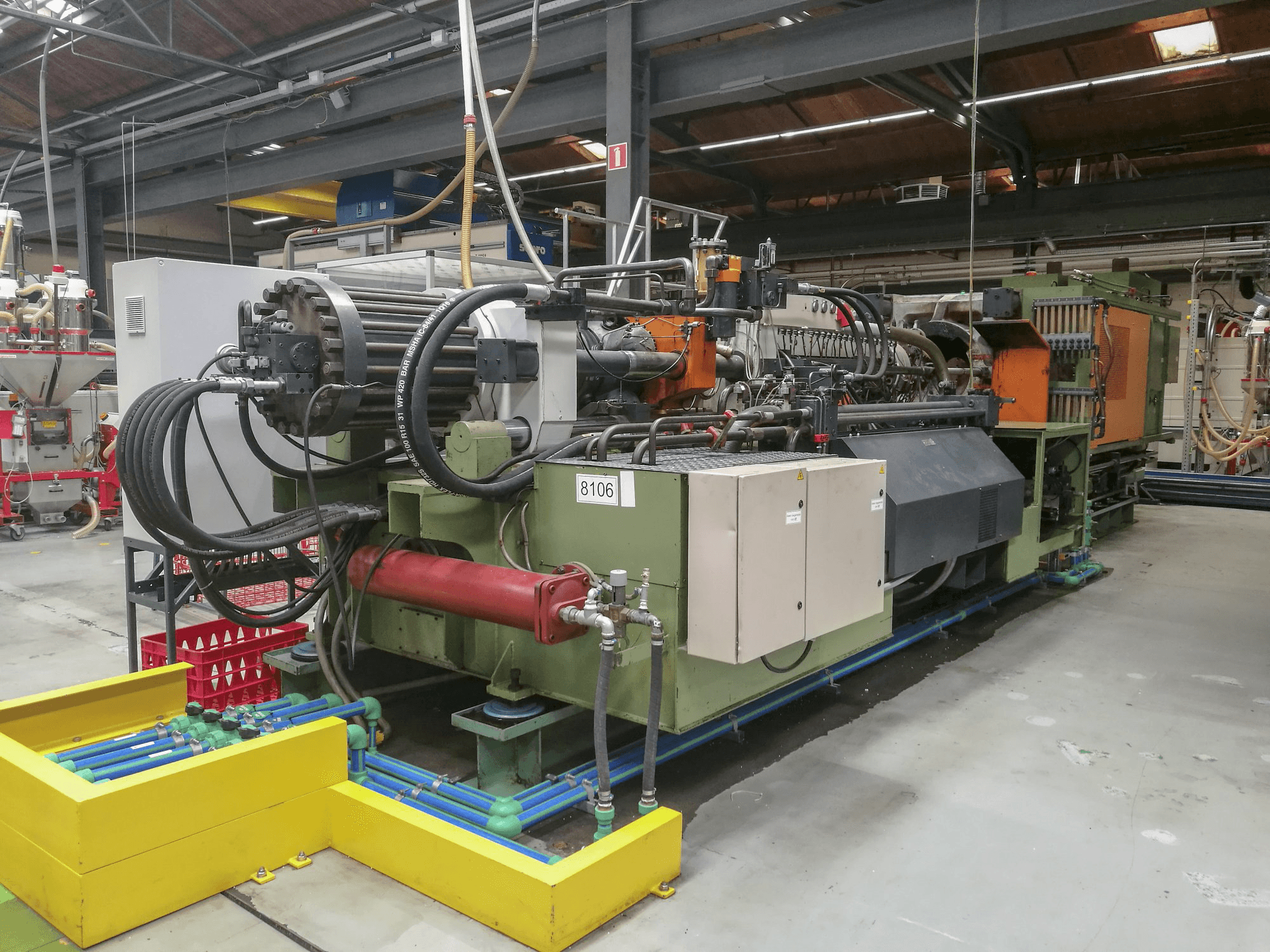 Vista Esquerda da Windsor HIS 800 D máquina