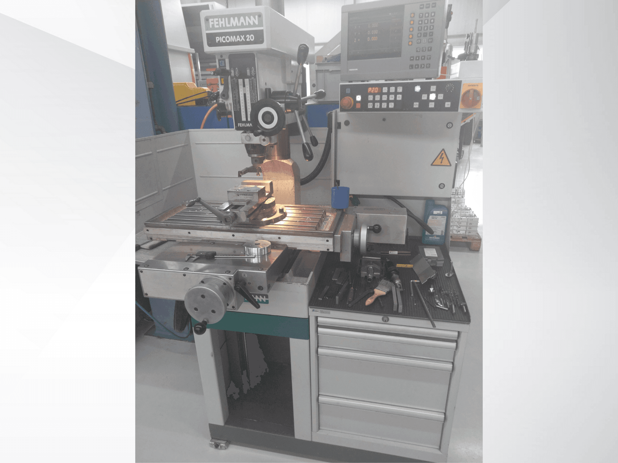 Vista Frontal da FEHLMANN PICOMAX 20 máquina