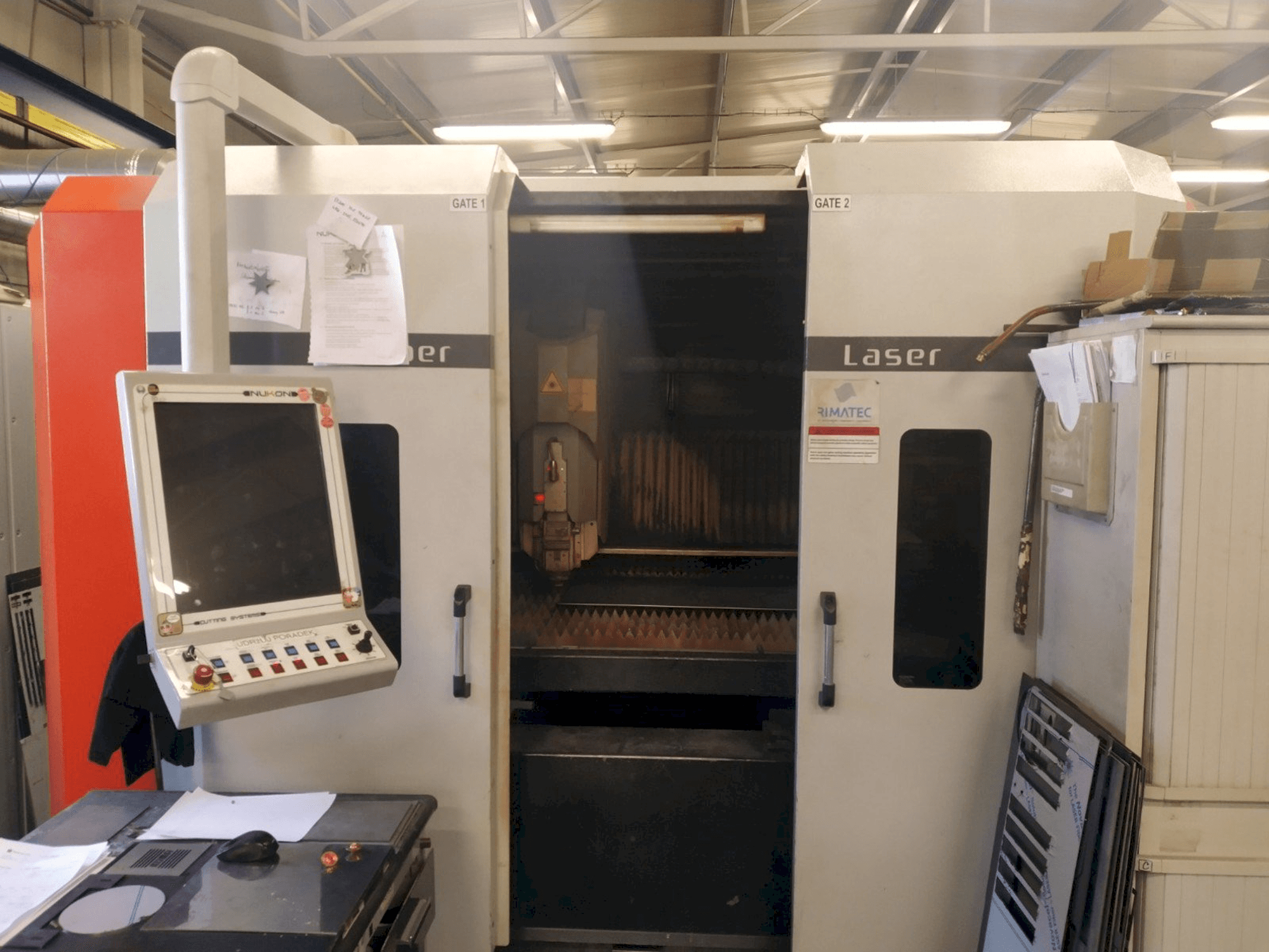 Vista Frontal da NUKON NF PRO 315 máquina