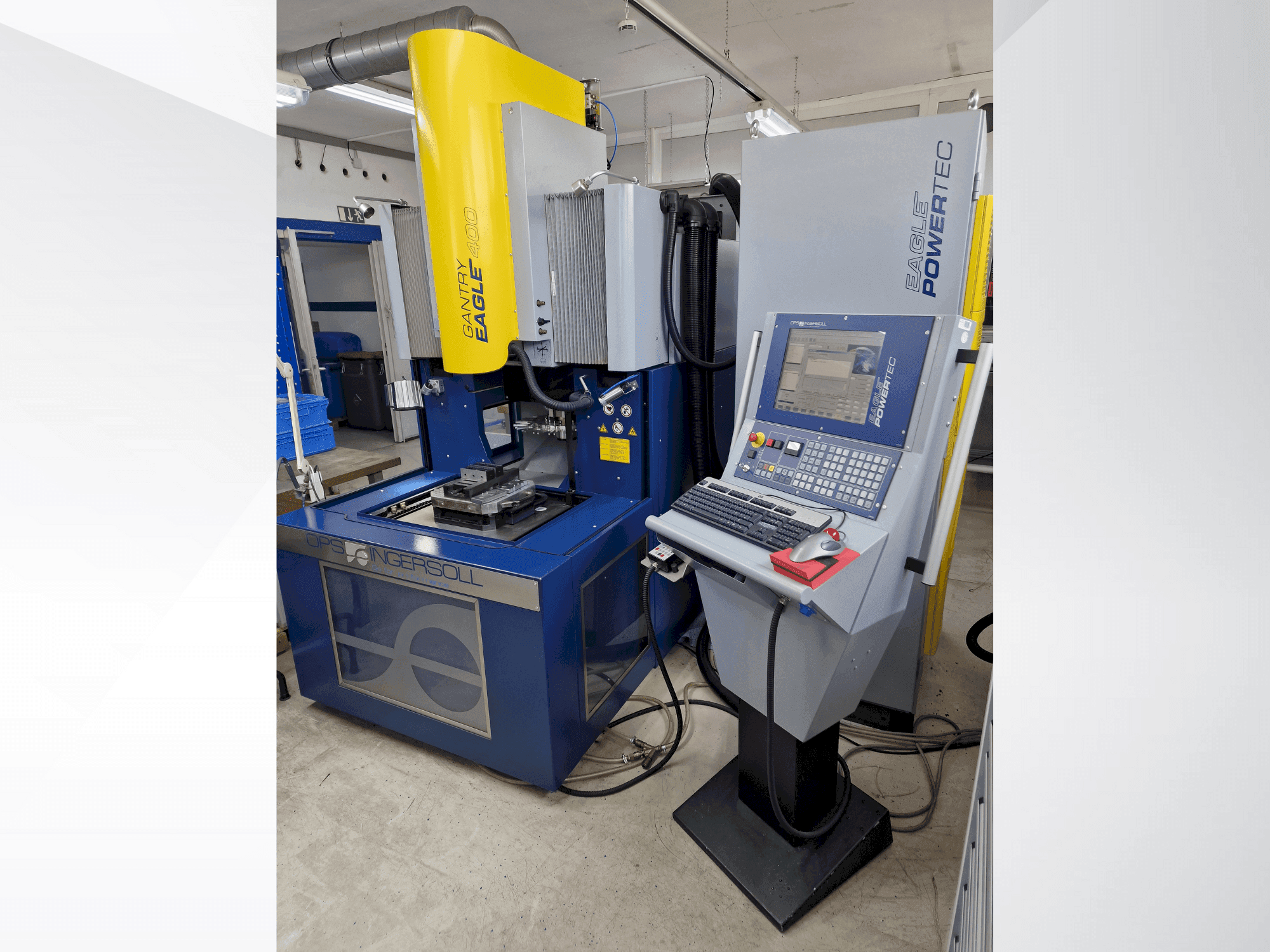 Vista Frontal da OPS INGERSOLL Eagle 400 máquina