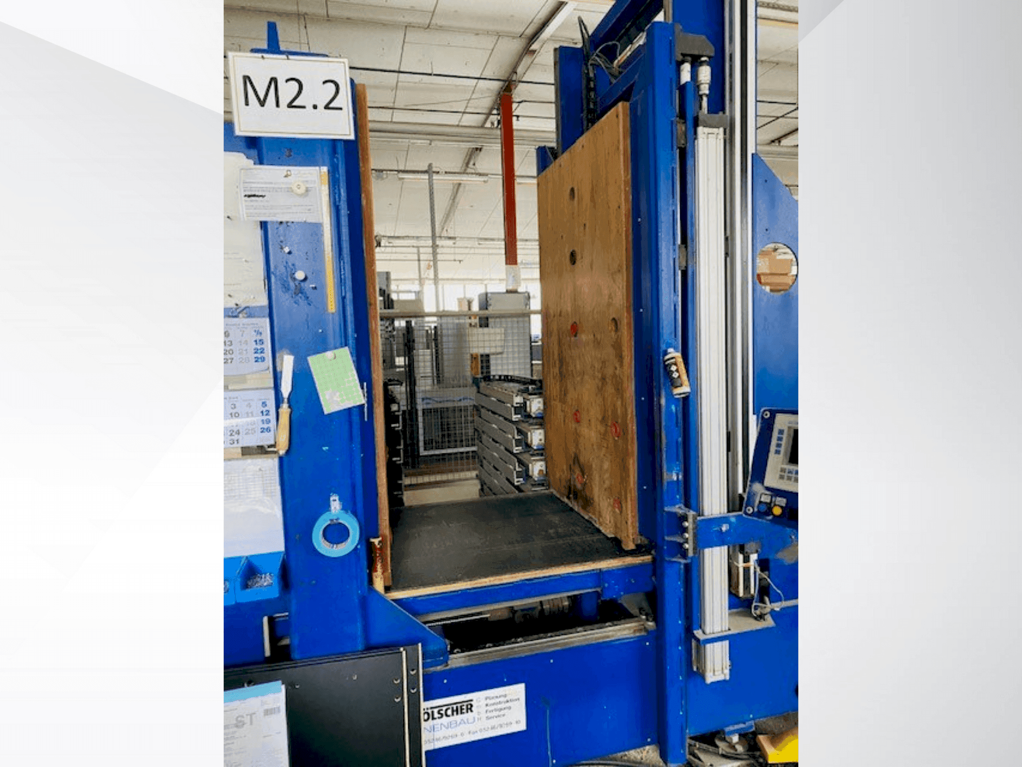 Vista Frontal da Hüttenhölscher Body Press máquina