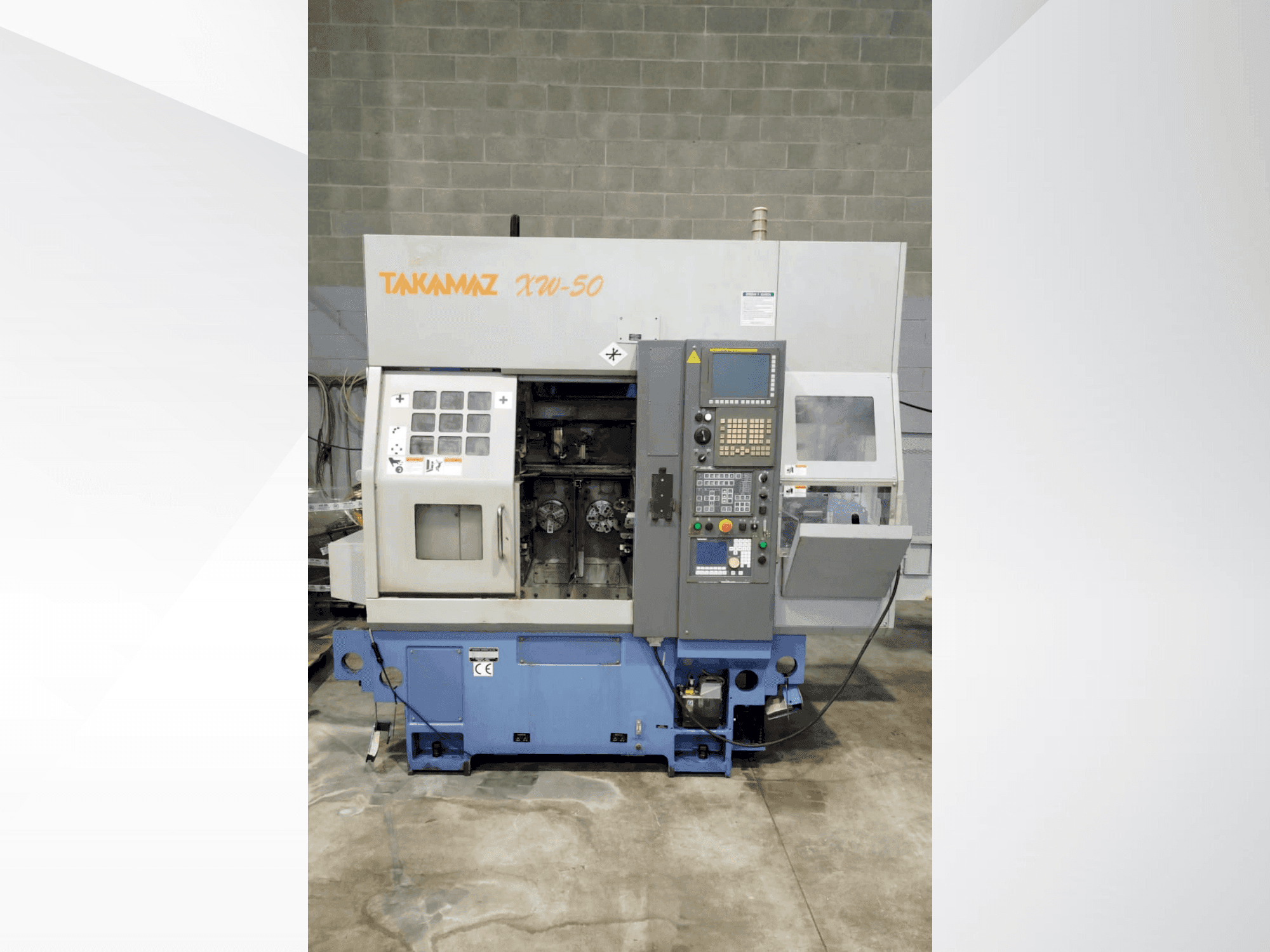 Vista Frontal da Takamaz NW 50 máquina