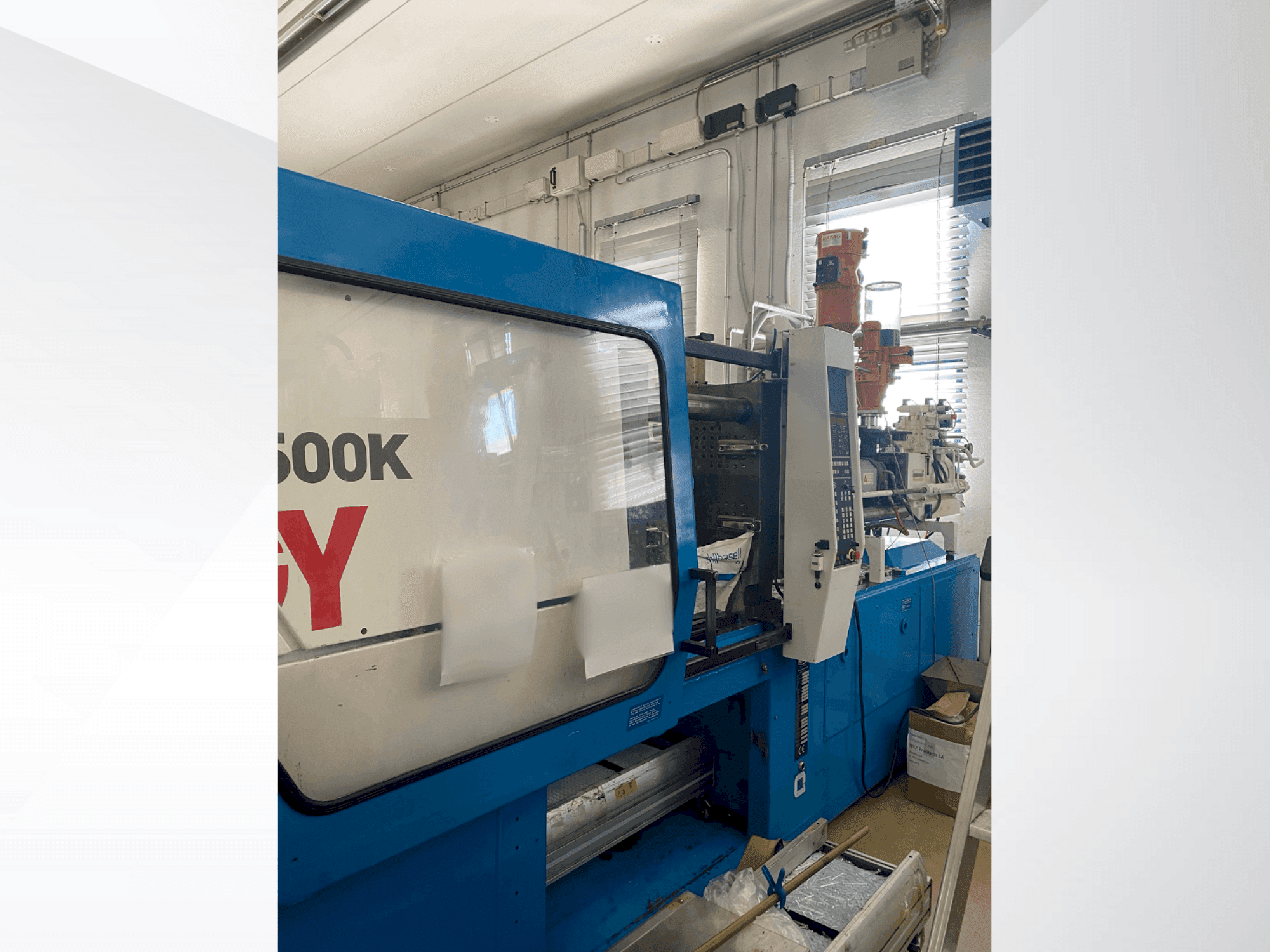 Vista Frontal da Netstal S-1500K-460 máquina