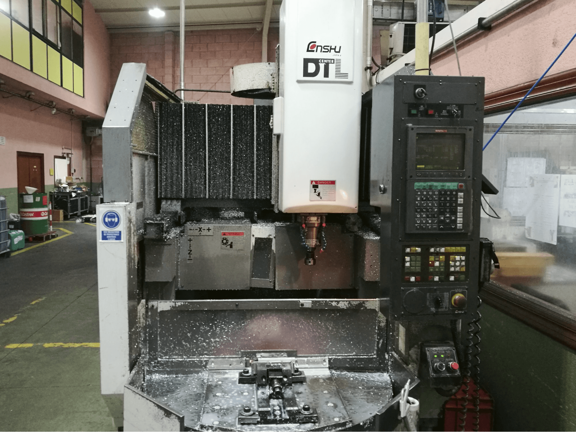 Vista Frontal da Enshu DT-CL máquina