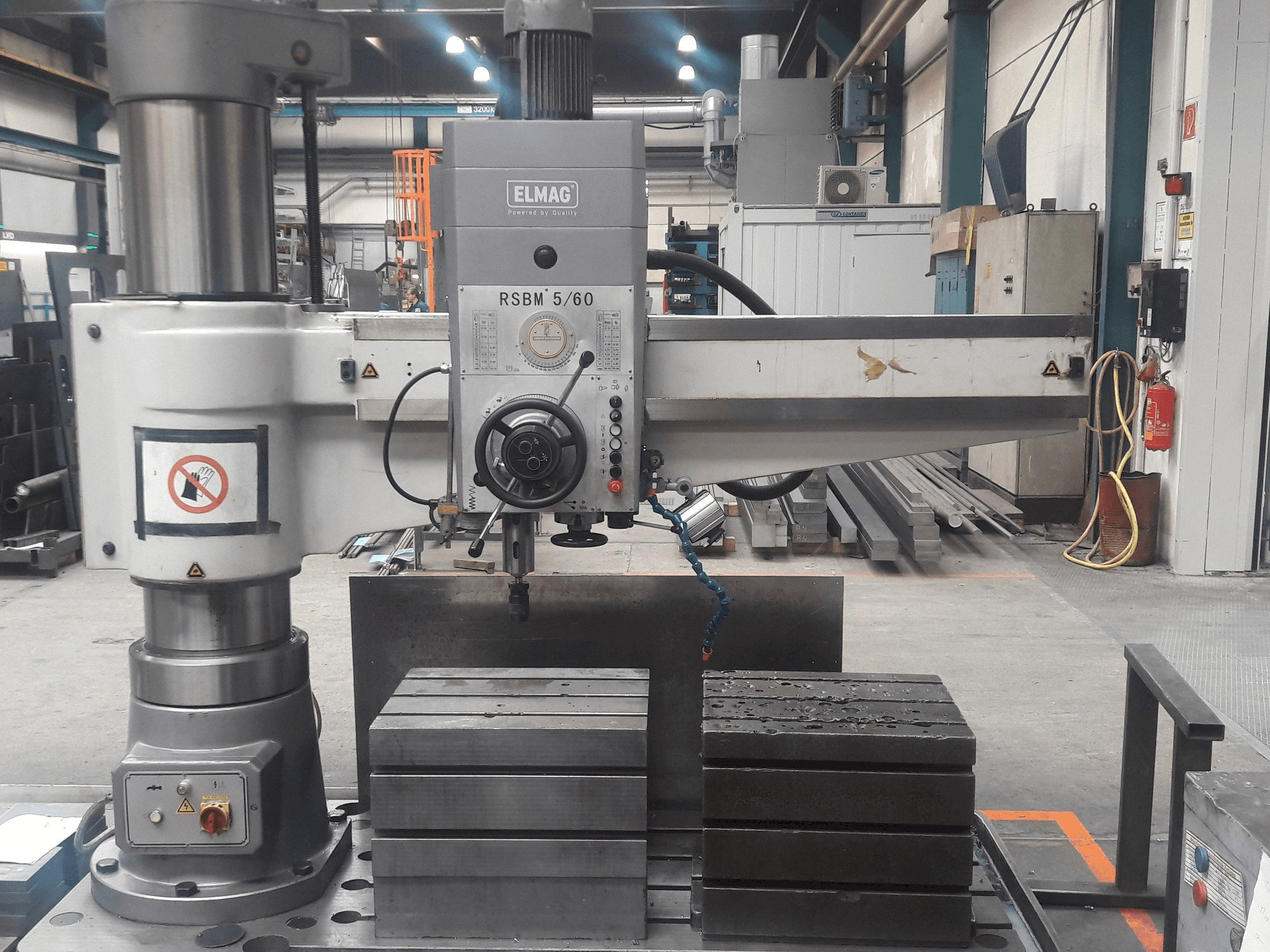 Vista Frontal da ELMAG RSBM 5/60 máquina