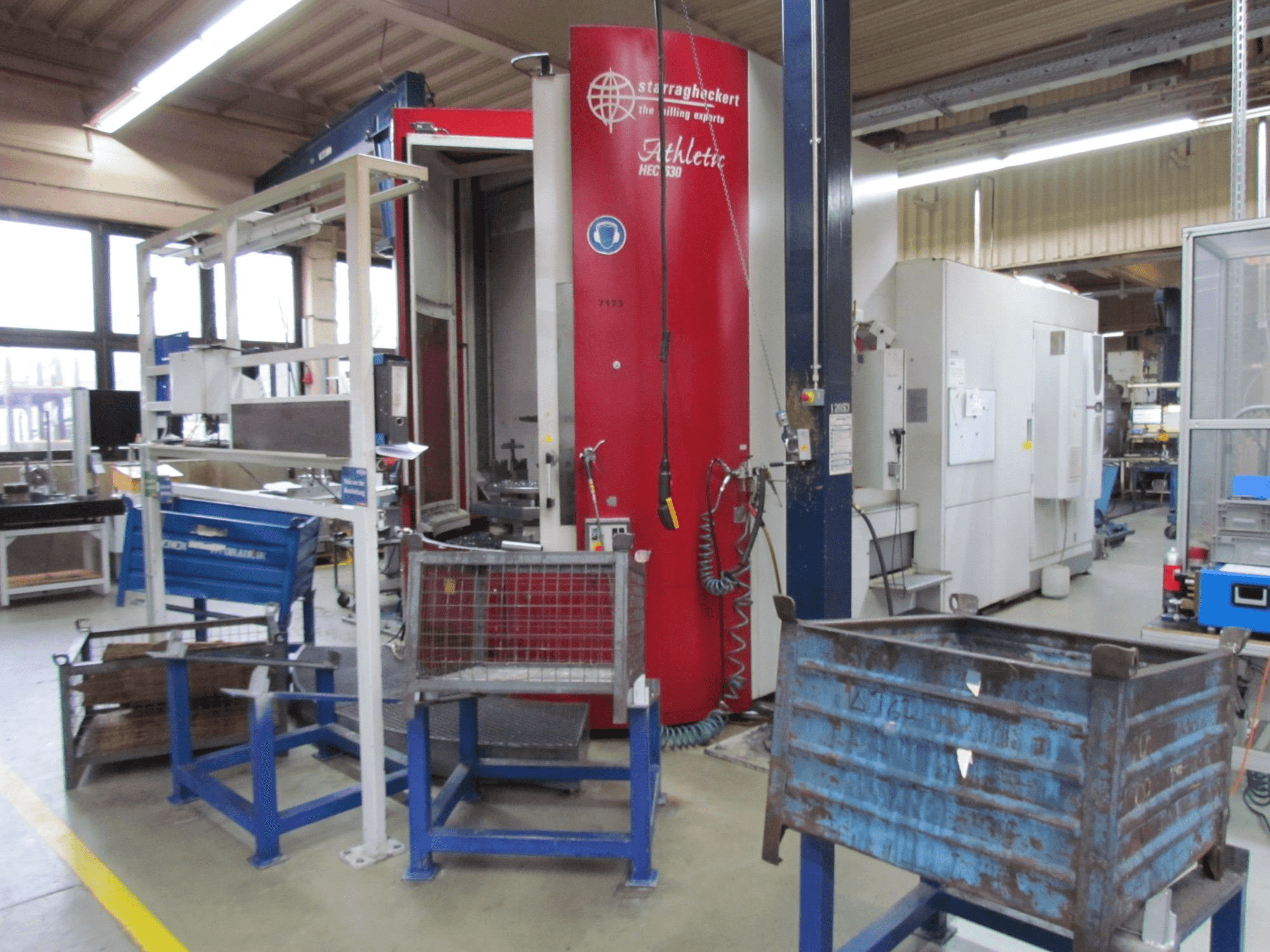 Vista Frontal da Heckert HEC 630 máquina