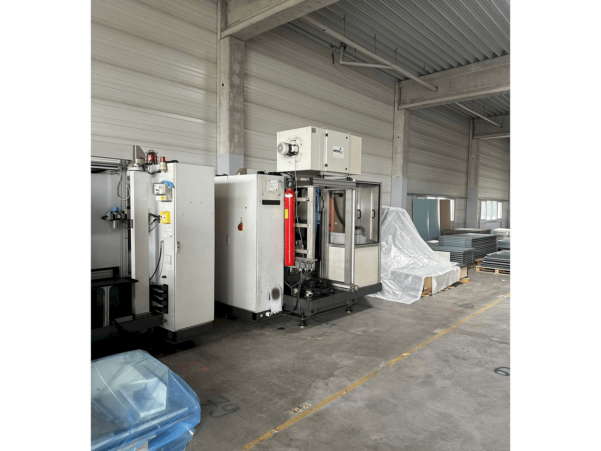 Vista Frontal da Geiger CNC máquina