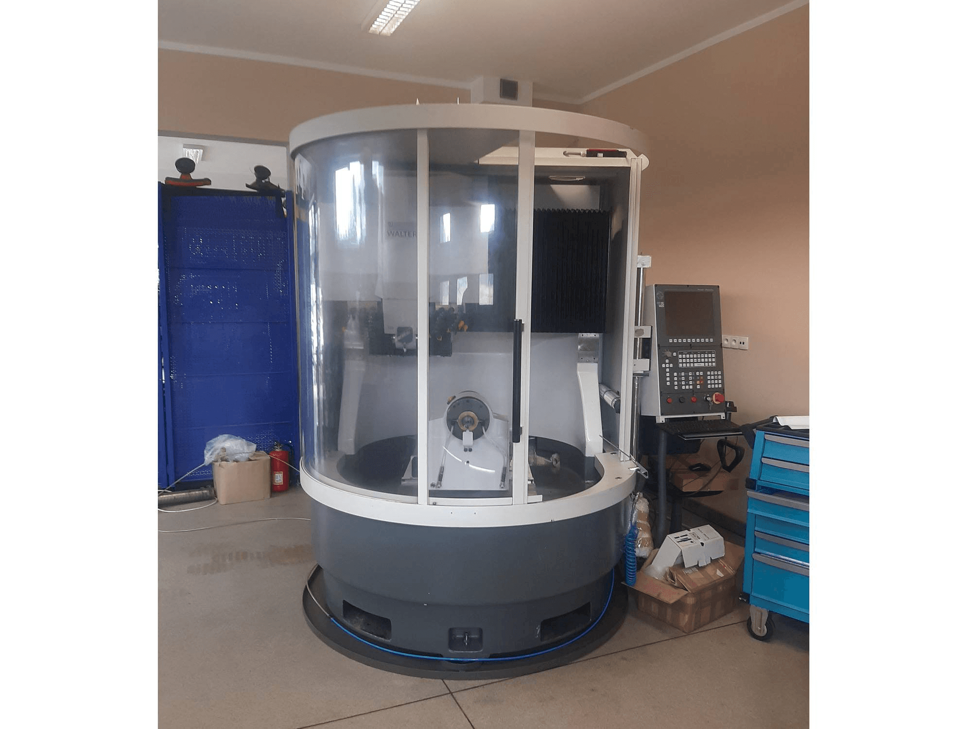 Vista Frontal da Walter máquina