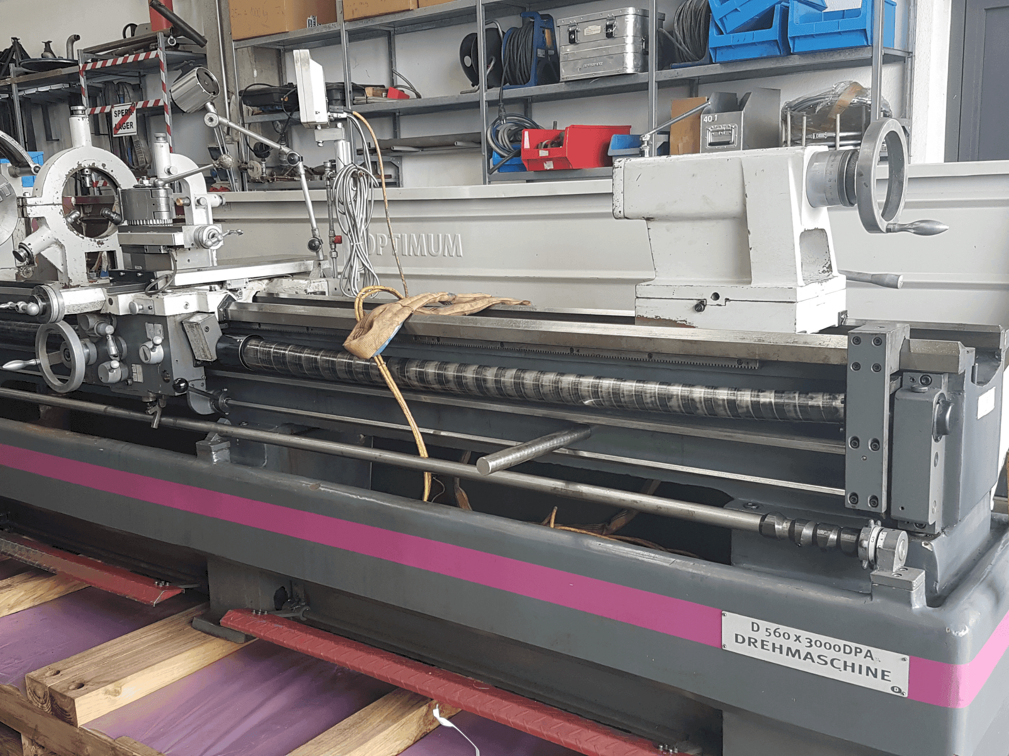 Vista Frontal da Optimum D 5600x3000 máquina