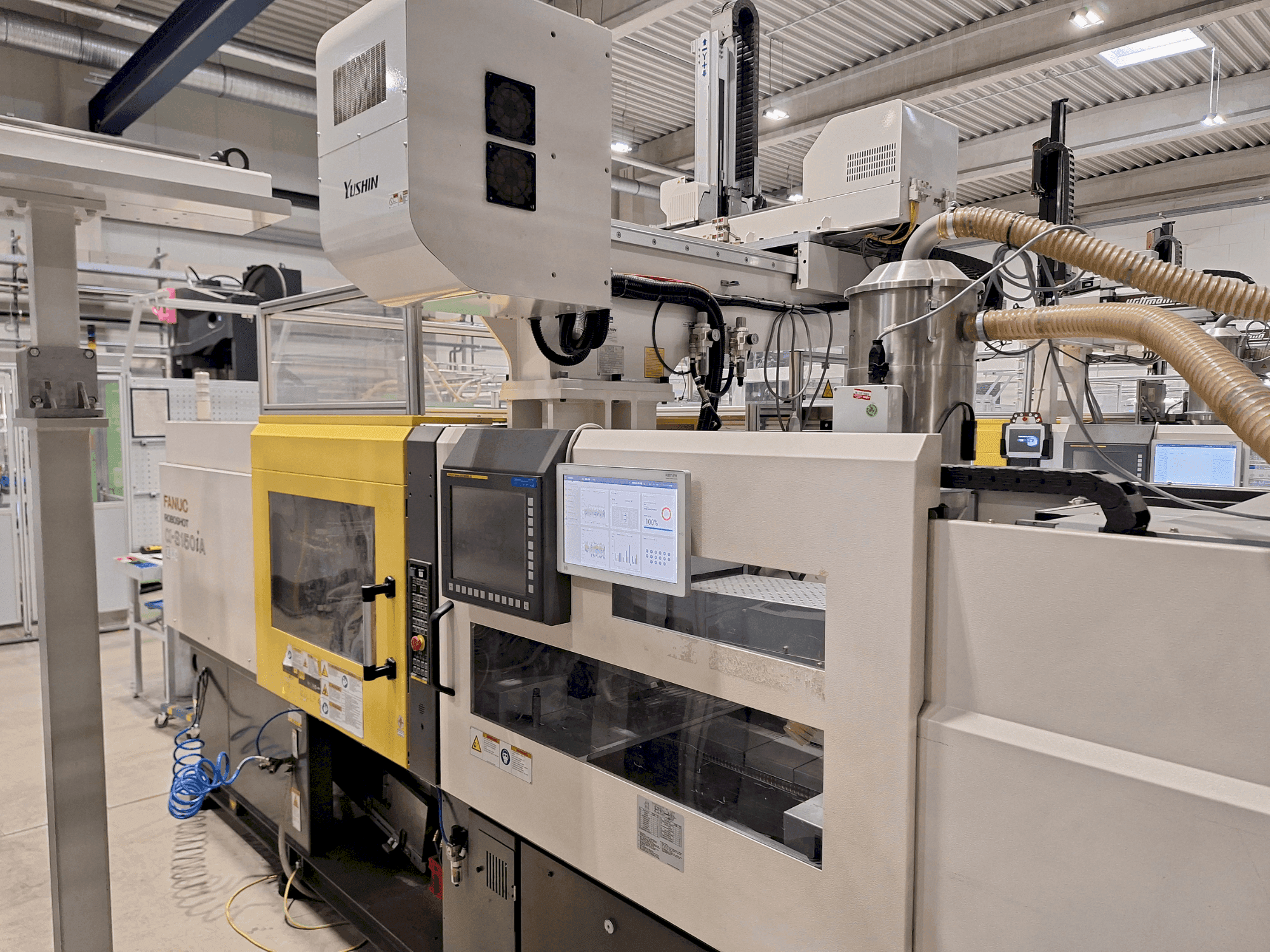 Vista Frontal da FANUC Roboshot S150iA máquina