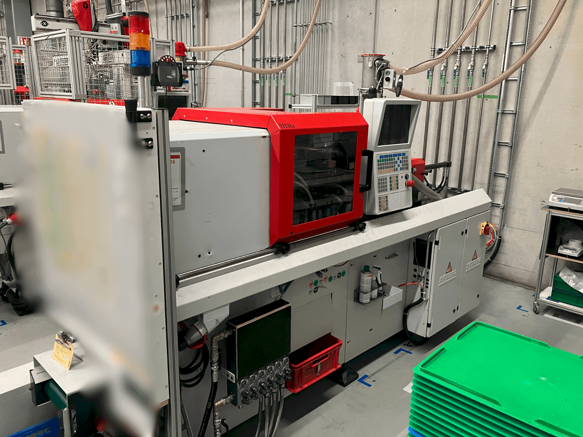 Vista Frontal da Arburg Allrounder 270 S 250-60 máquina