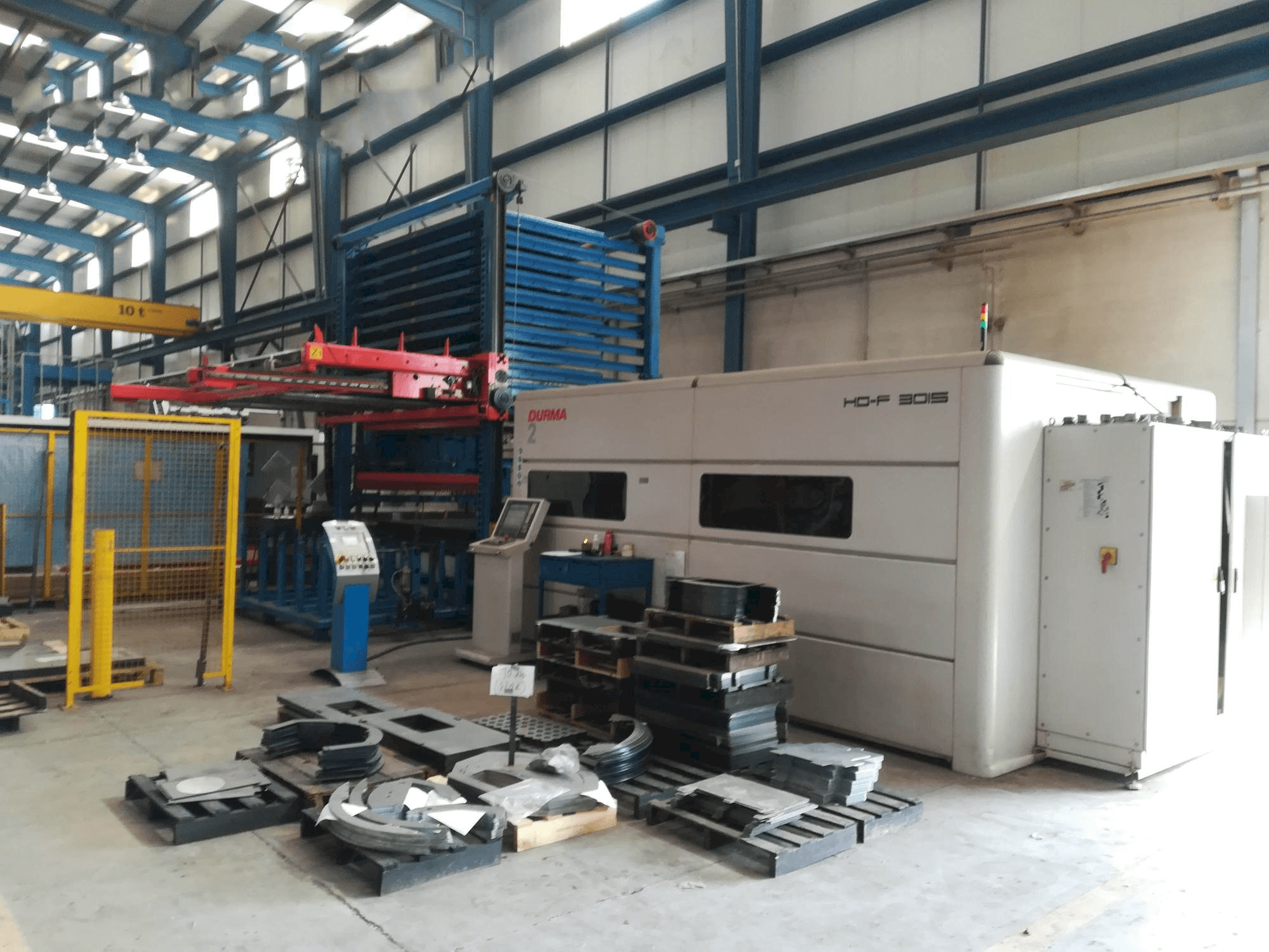 Vista Frontal da Durma HD-F 3015 máquina