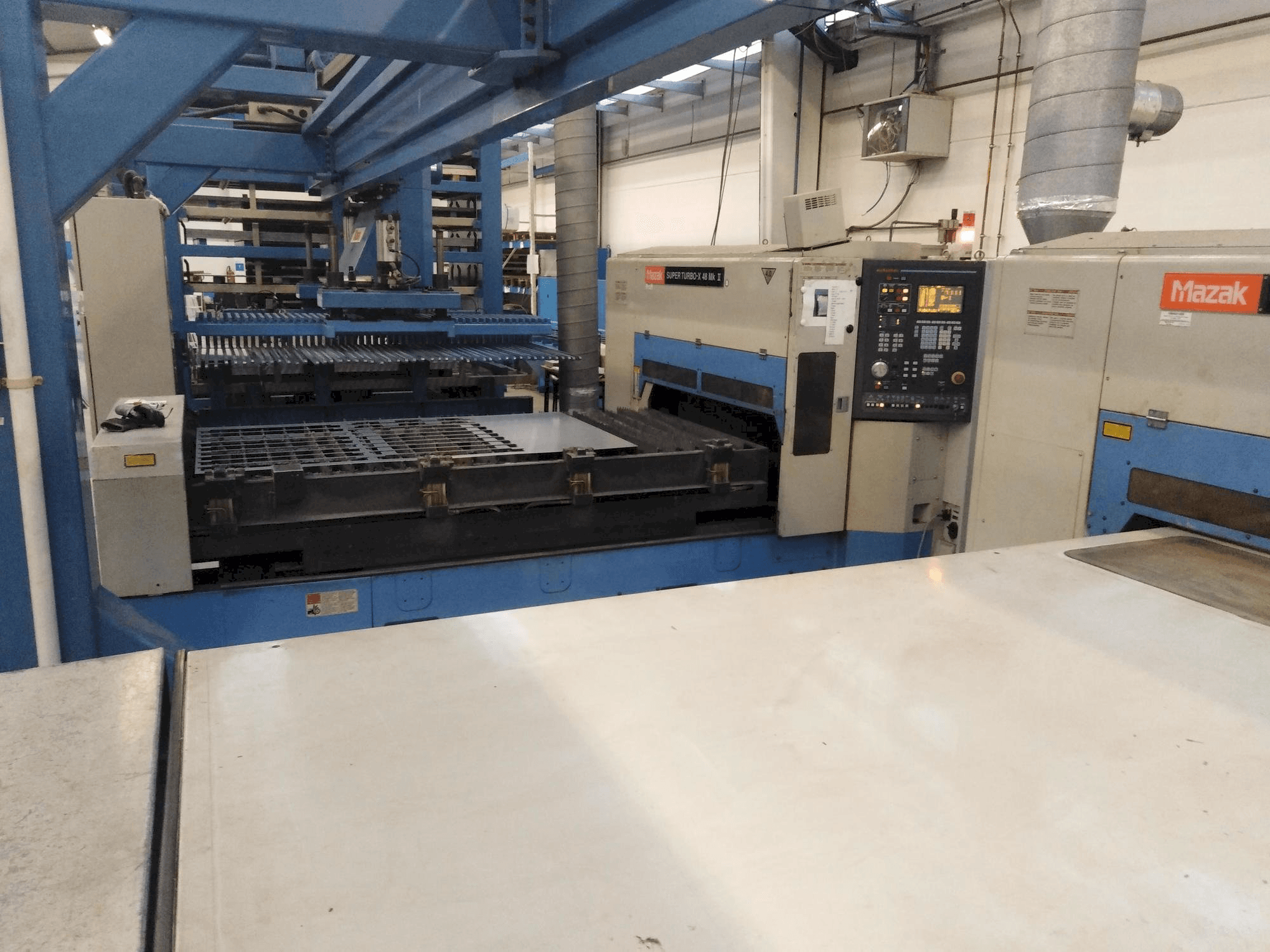 Vista Frontal da Mazak stx-48 Mark II máquina