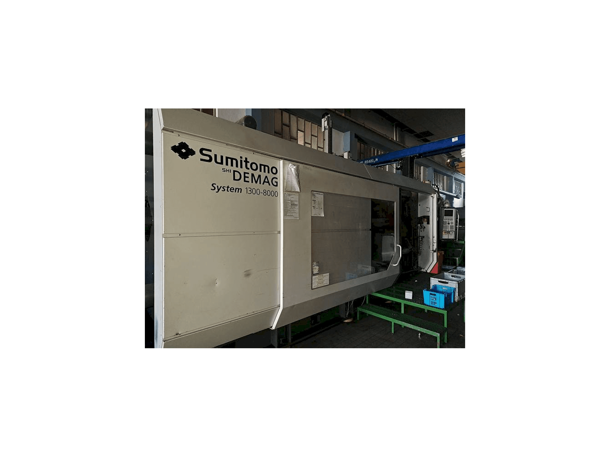 Vista Frontal da Sumitomo Demag 1300-8000 máquina