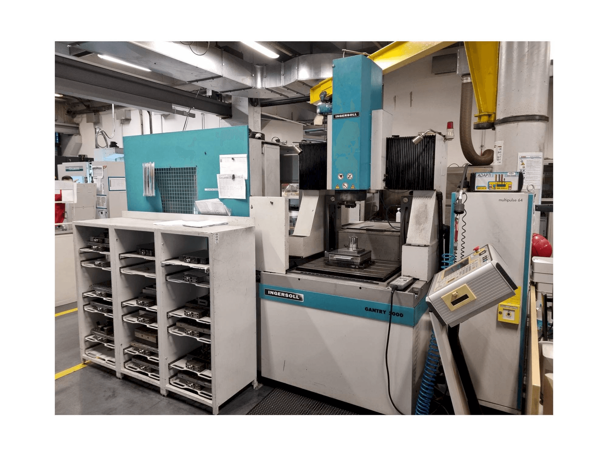 Vista Frontal da OPS-INGERSOLL Gantry 5000 máquina