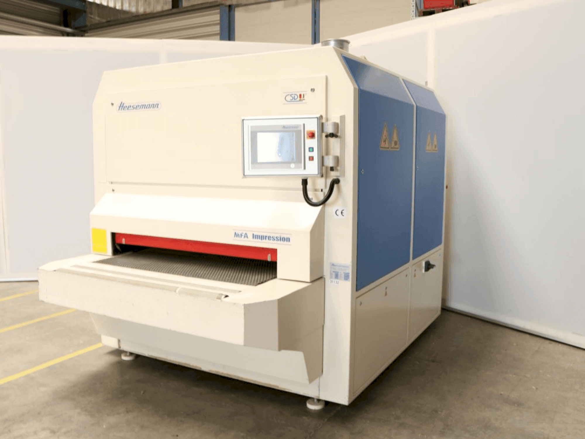 Vista Frontal da HEESEMANN MFA Impression (2010) máquina
