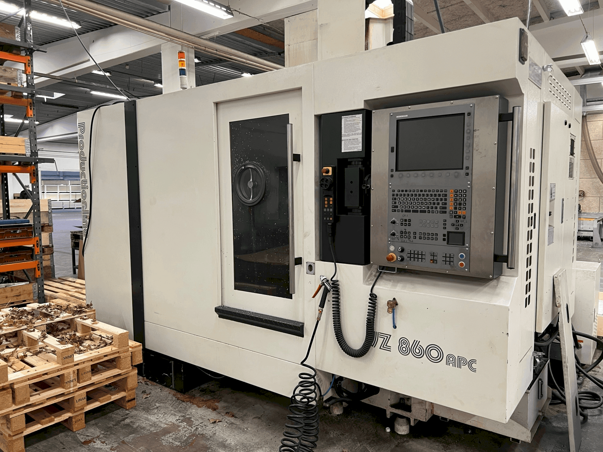 Vista Frontal da WEMAS VZ 860 APC máquina