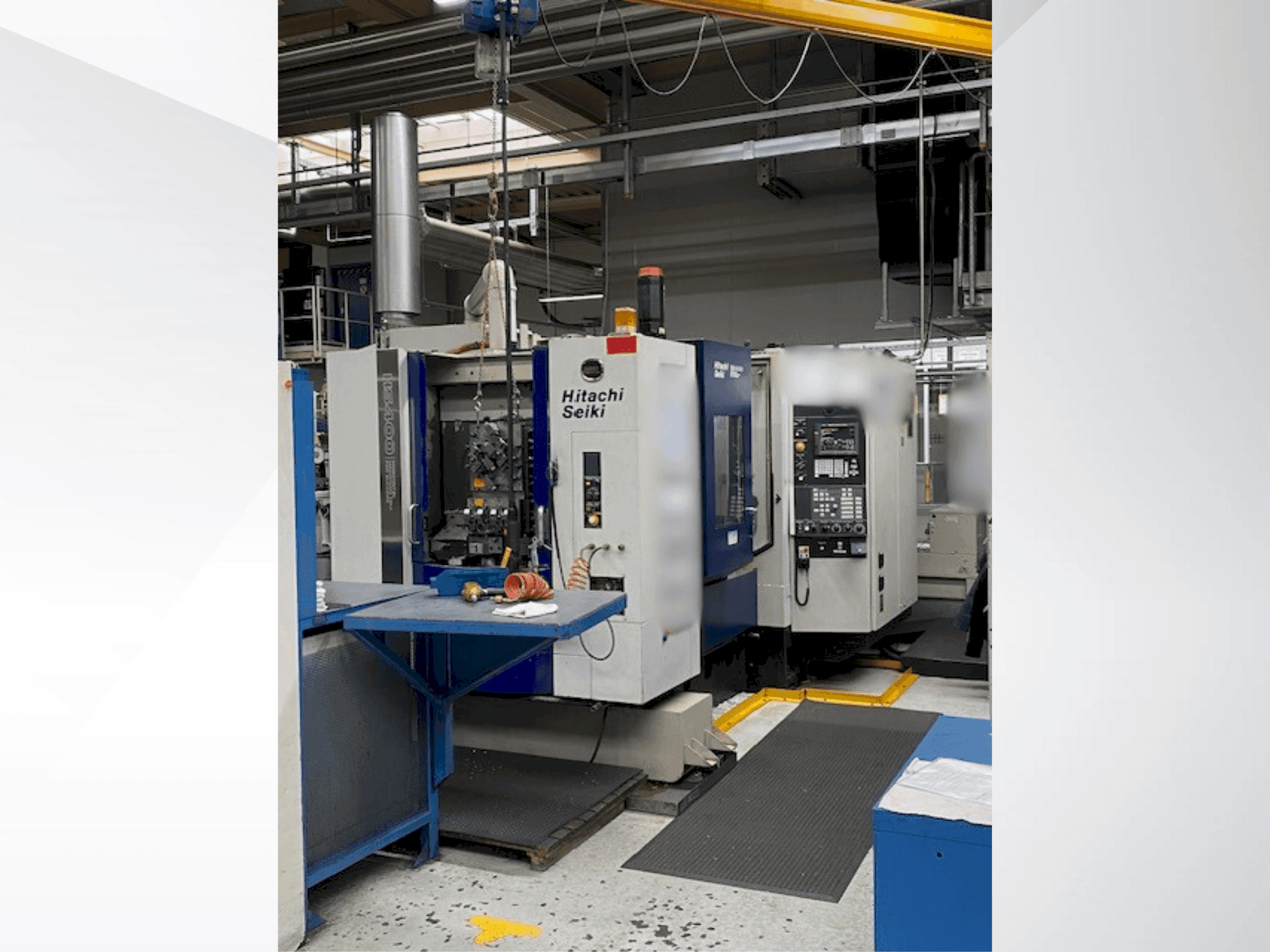 Vista Frontal da HITACHI SEIKI HS 400 máquina