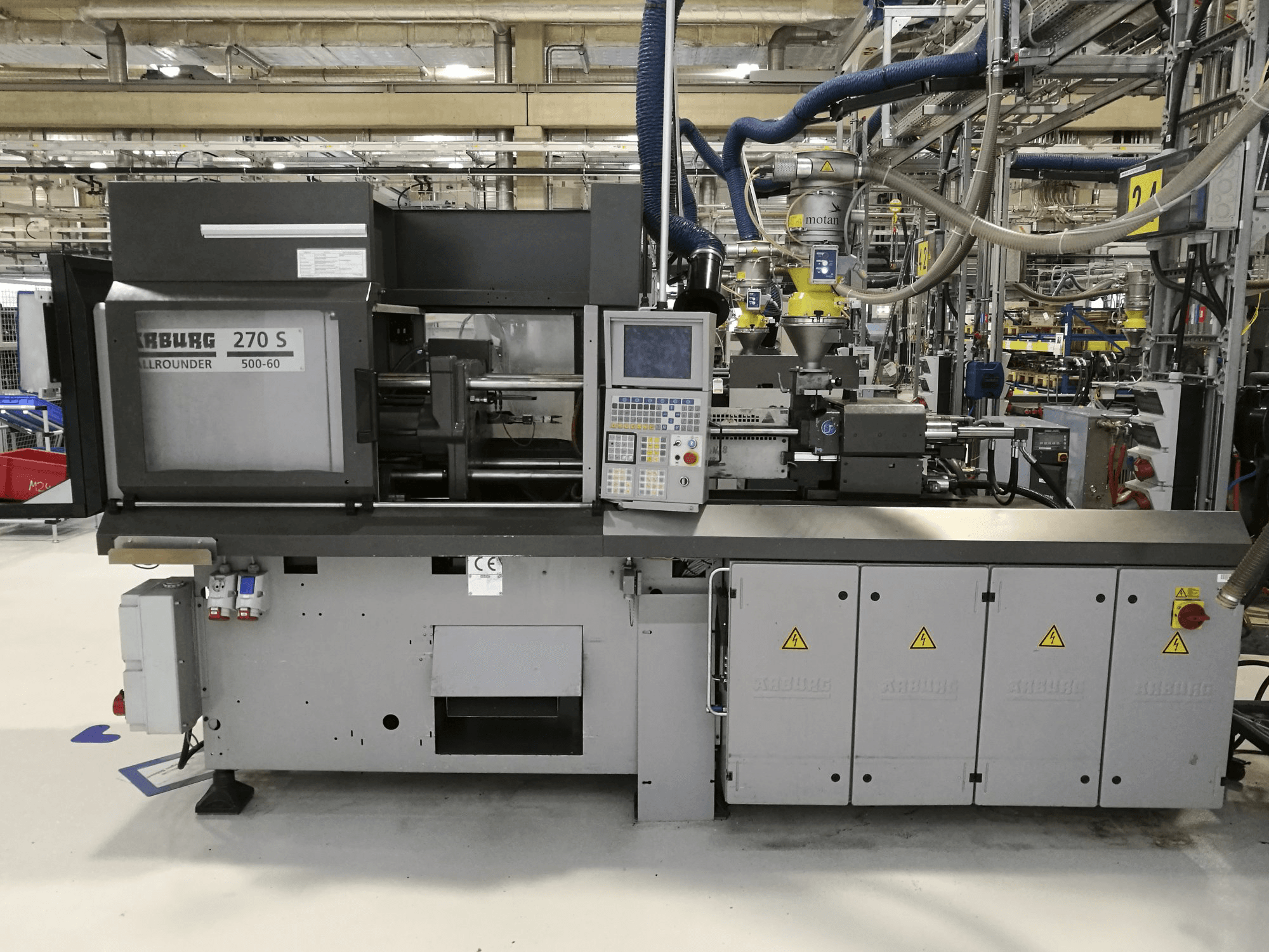 Vista Frontal da Arburg 270S 500-60 máquina