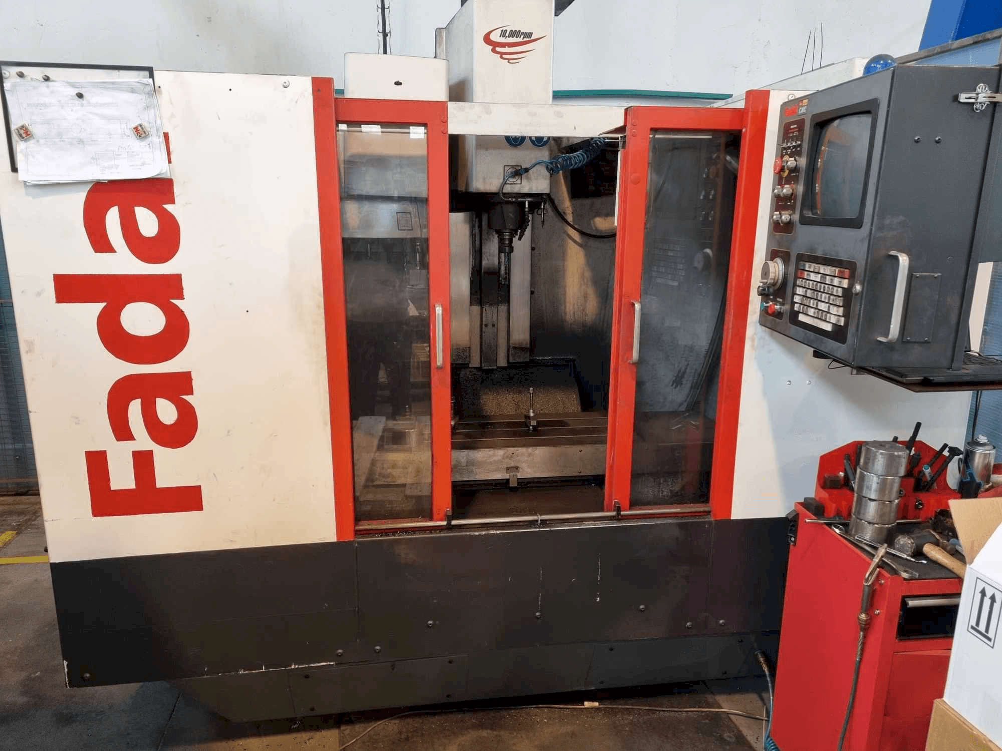 Vista Frontal da FADAL VMC 3016 máquina