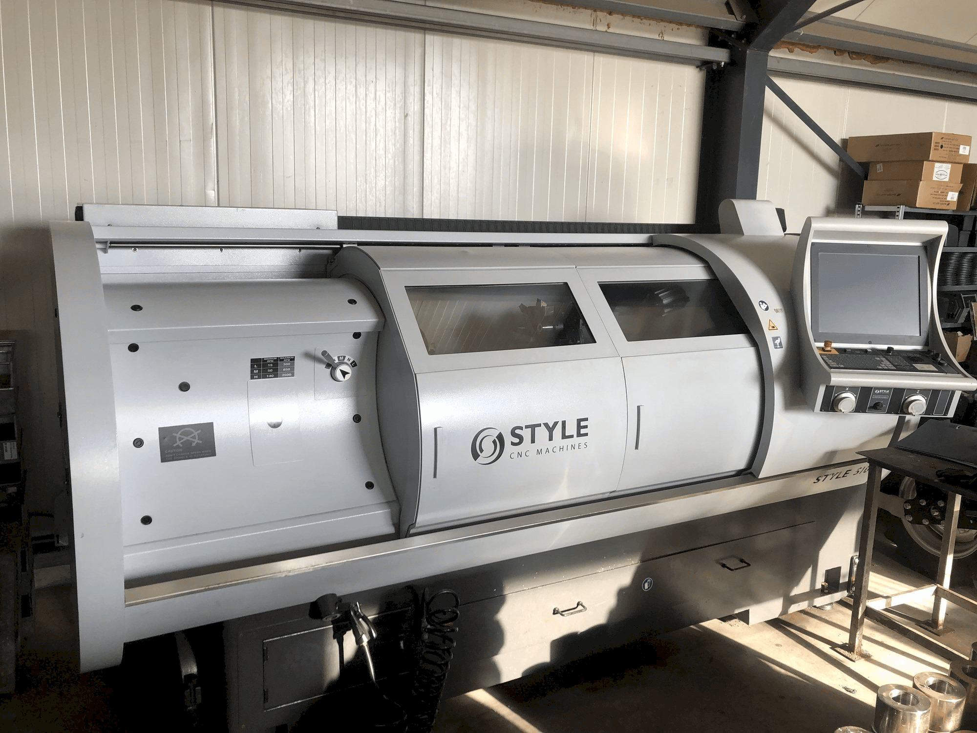 Vista Frontal da STYLE 510 máquina