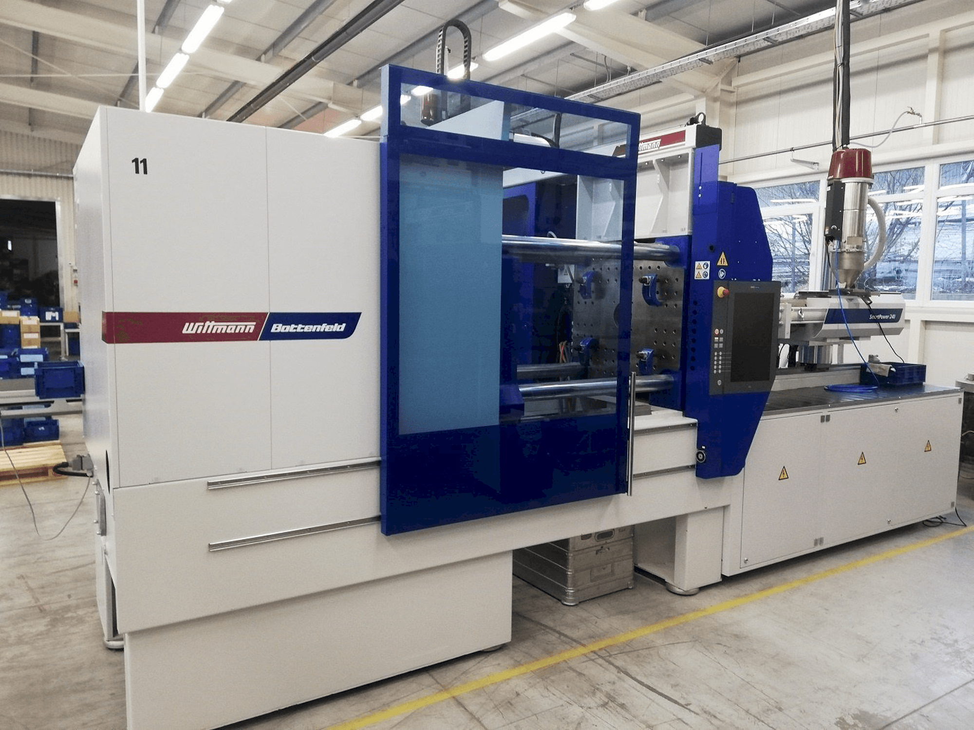 Vista Frontal da Battenfeld ECO Power 180/750 máquina