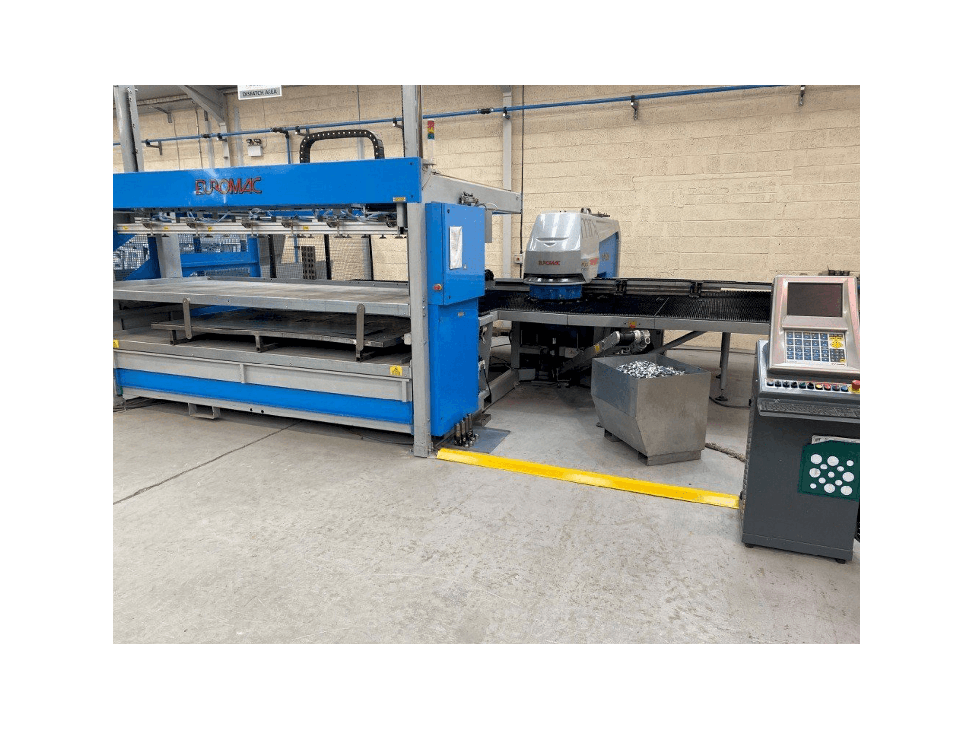 Vista Frontal da Euromac MTX Flex 12 Hybrid máquina