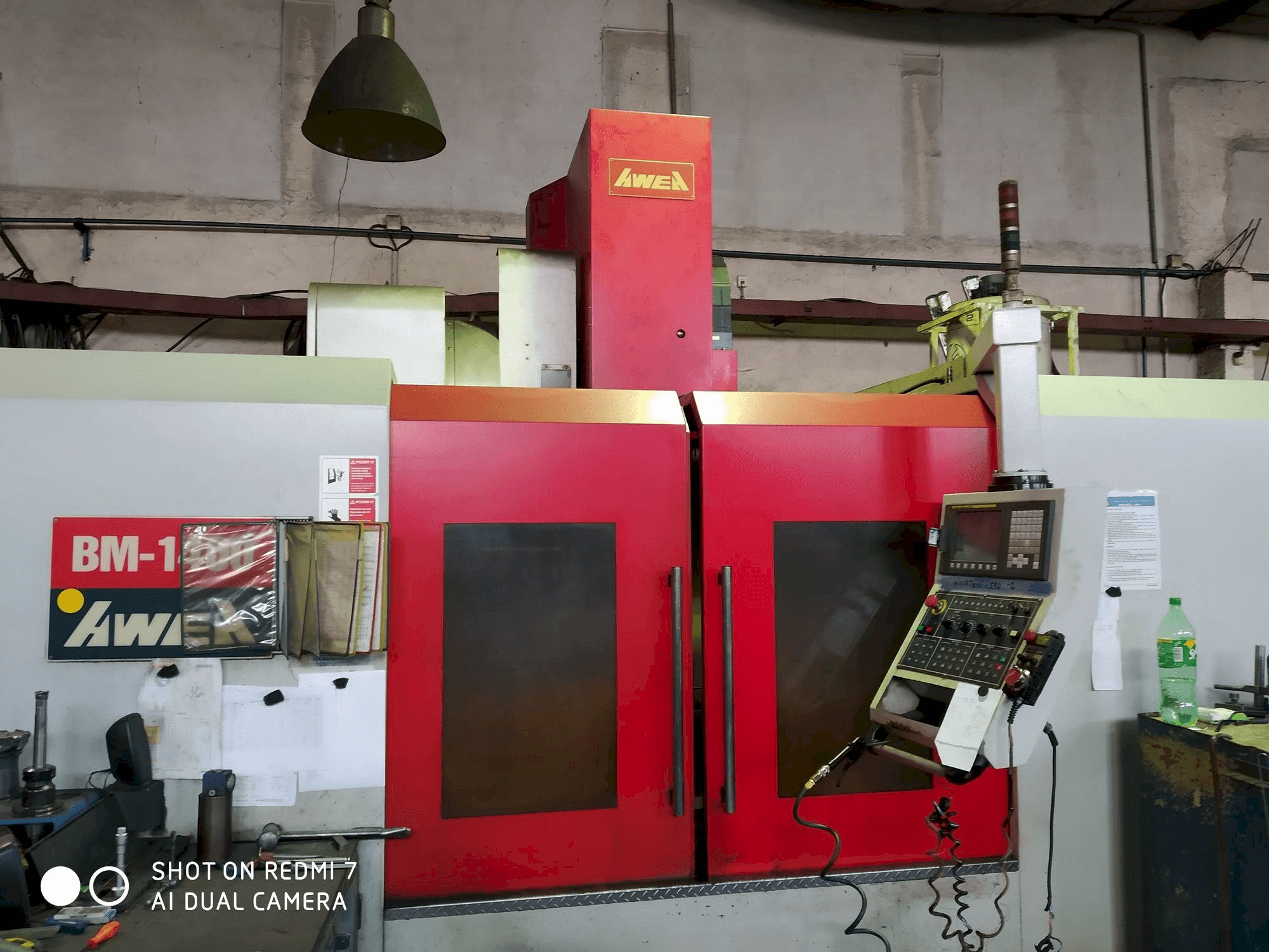 Vista Frontal da AWEA BM-1400 máquina