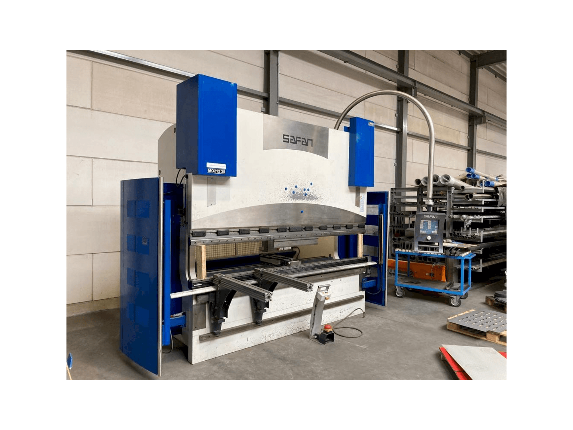 Vista Frontal da Safan CNCL-K 170-3100 TS 2 máquina